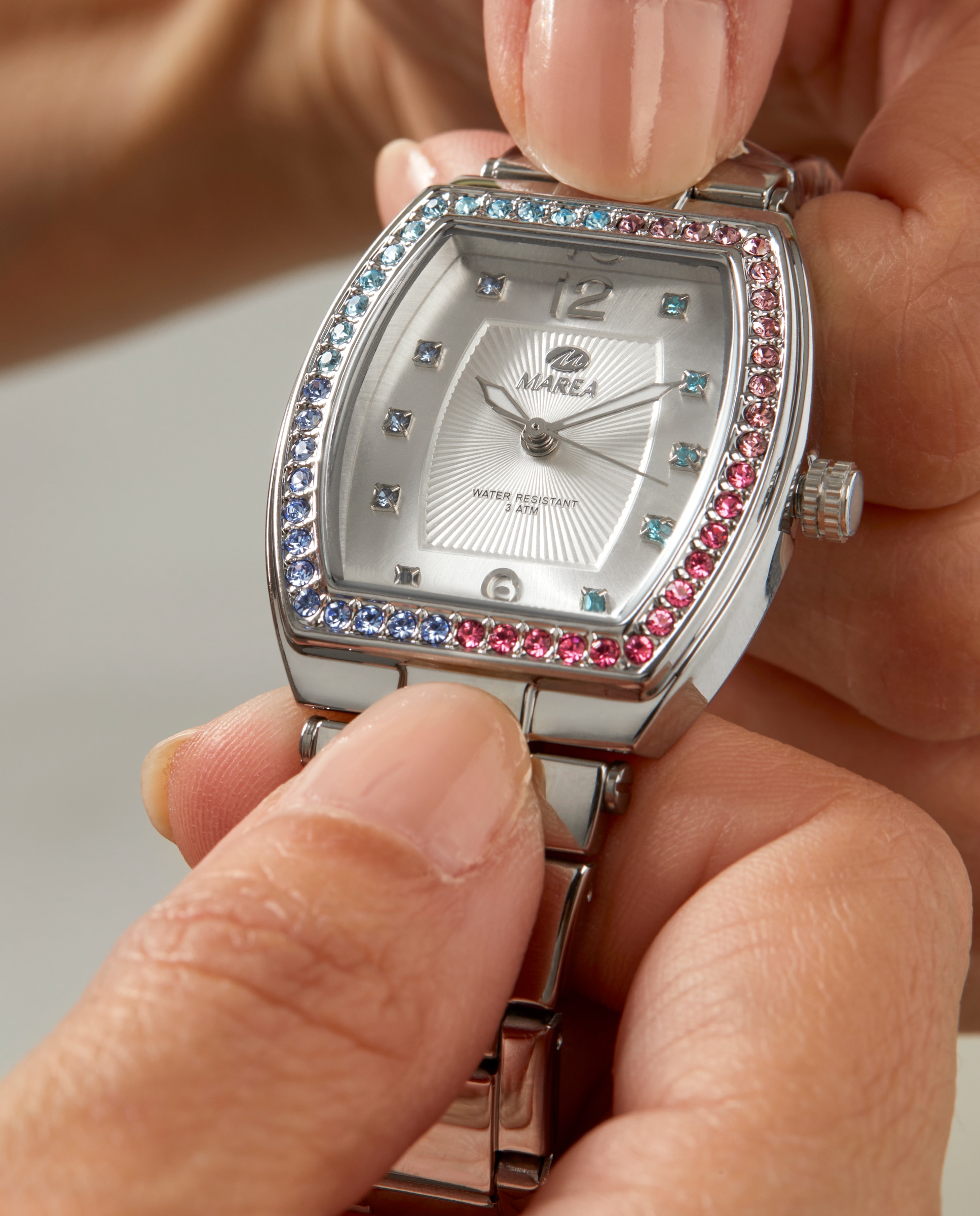 Reloj de mujer b54263/2 correa de acero y esfera plateada Plateado Marea Plateado-2