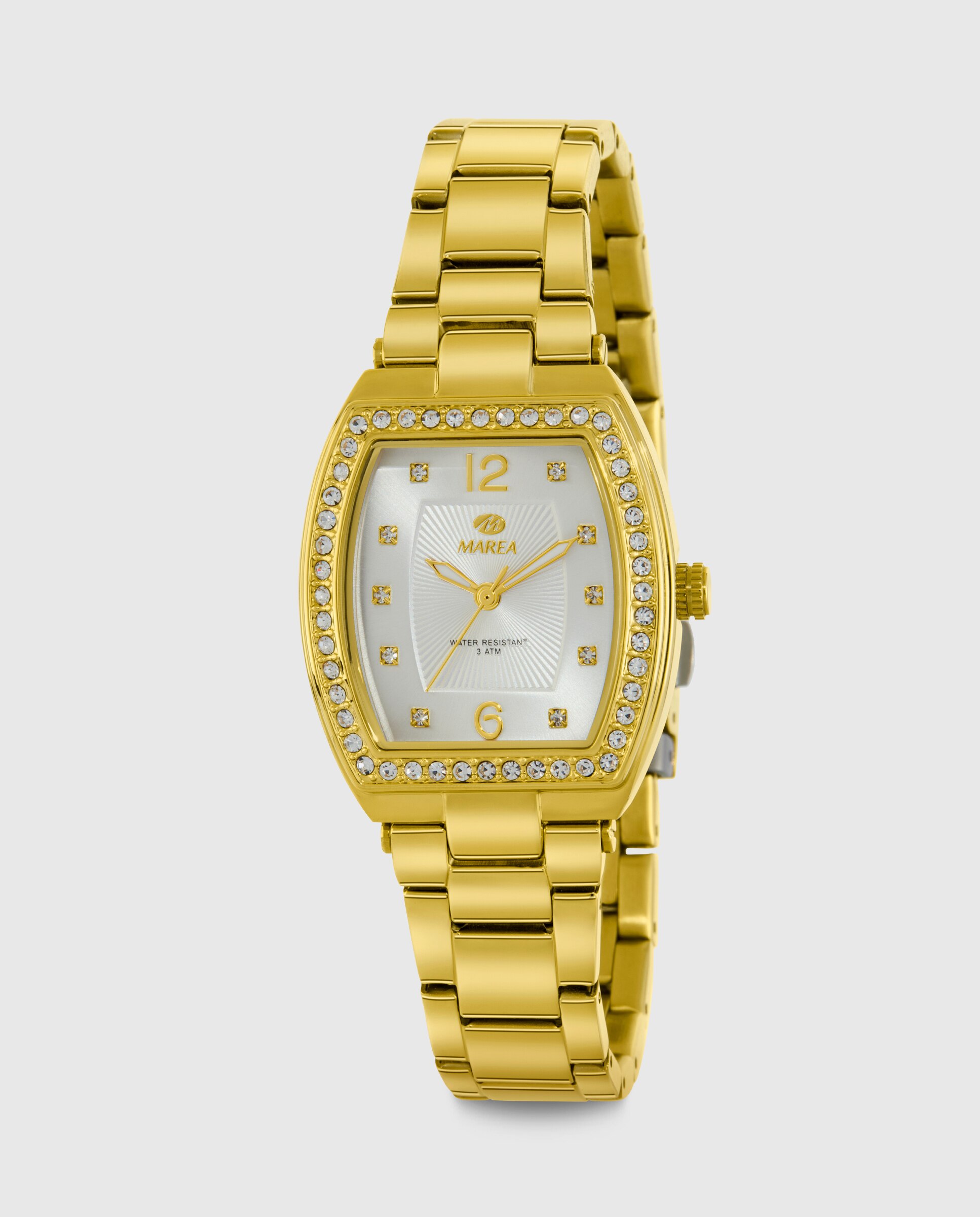 Reloj de mujer b54263/3 correa de acero dorado y esfera blanca - Marea - Dorado Dorado-1
