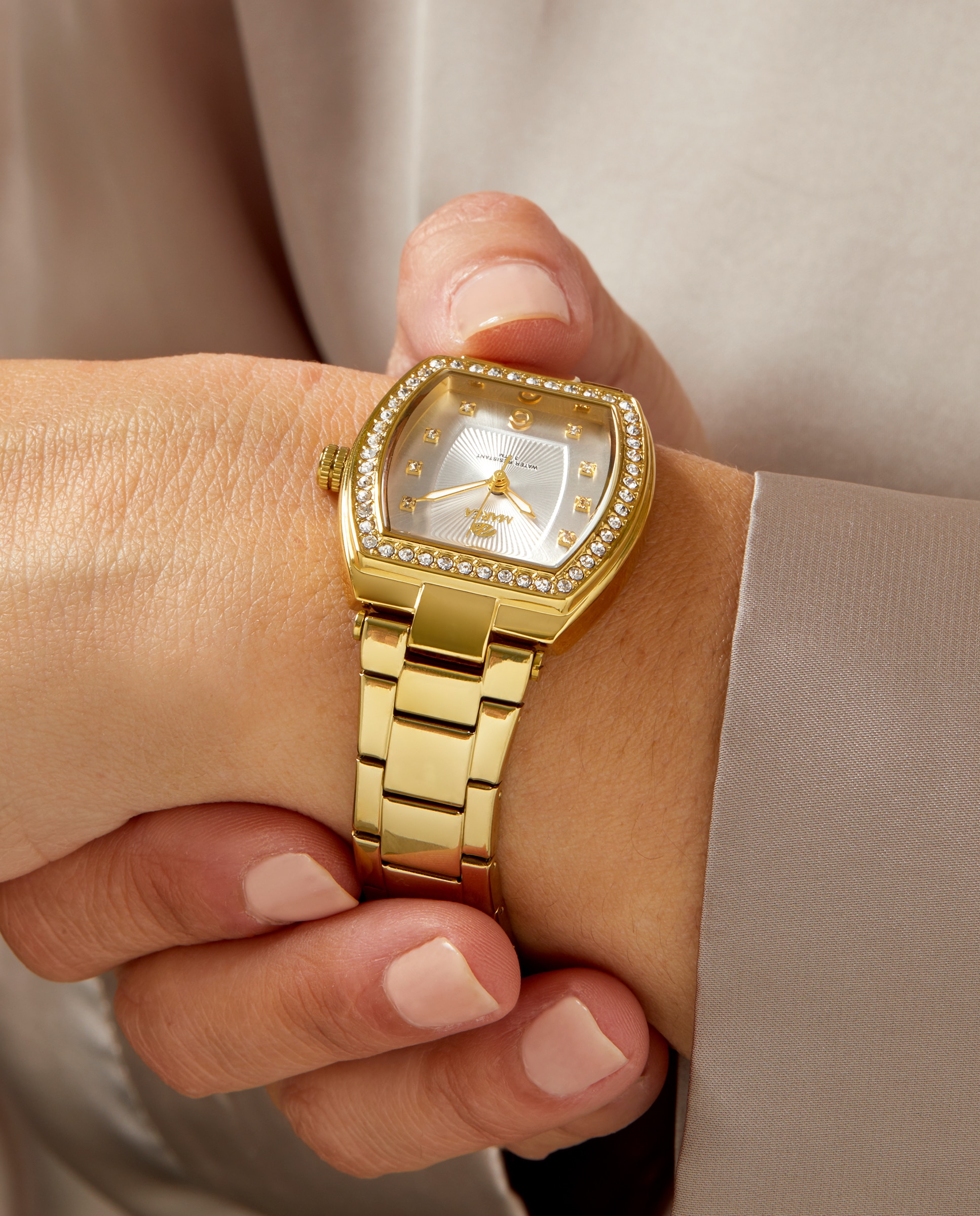 Reloj de mujer b54263/3 correa de acero dorado y esfera blanca - Marea - Dorado Dorado-2