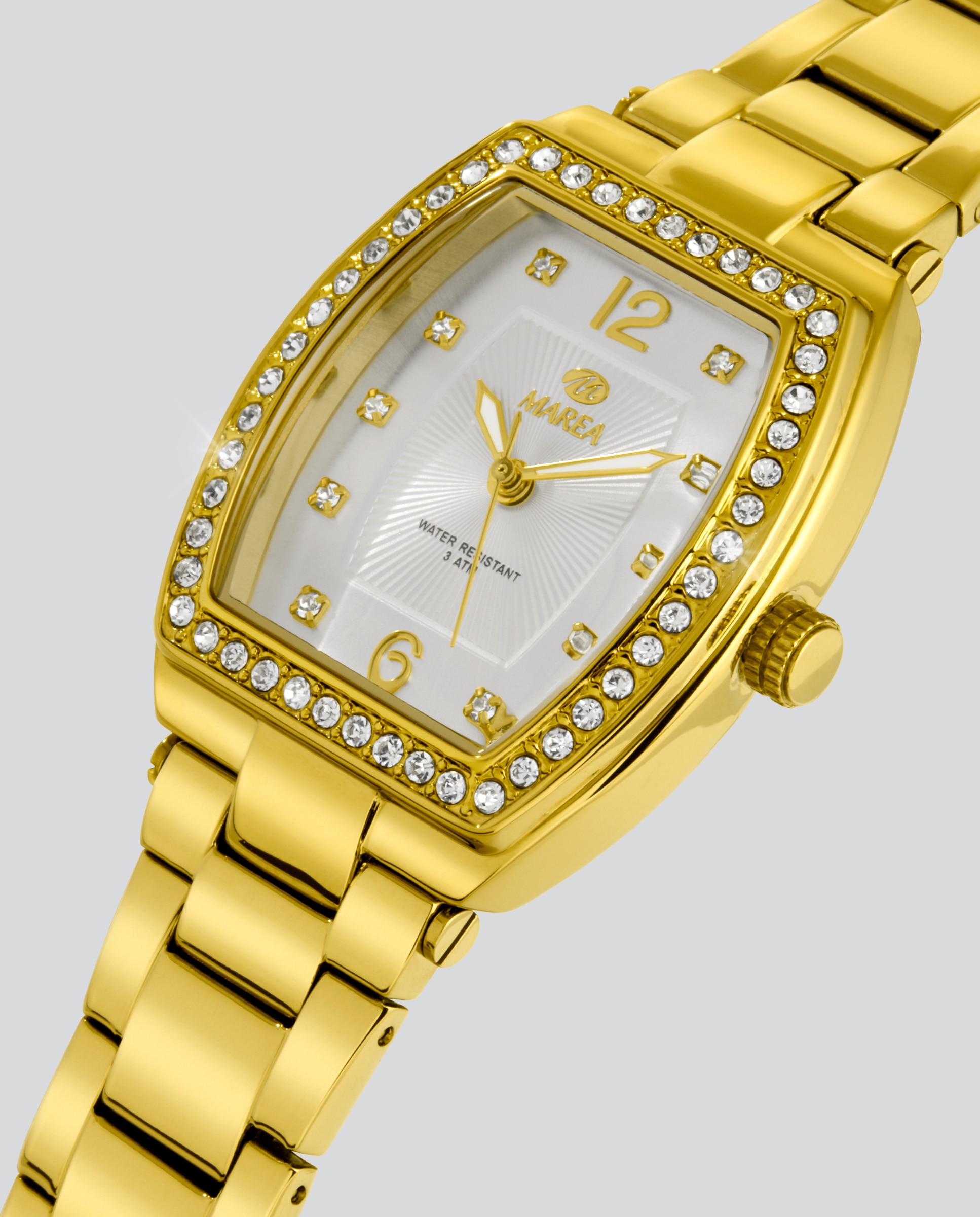Reloj de mujer b54263/3 correa de acero dorado y esfera blanca - Marea - Dorado Dorado-3