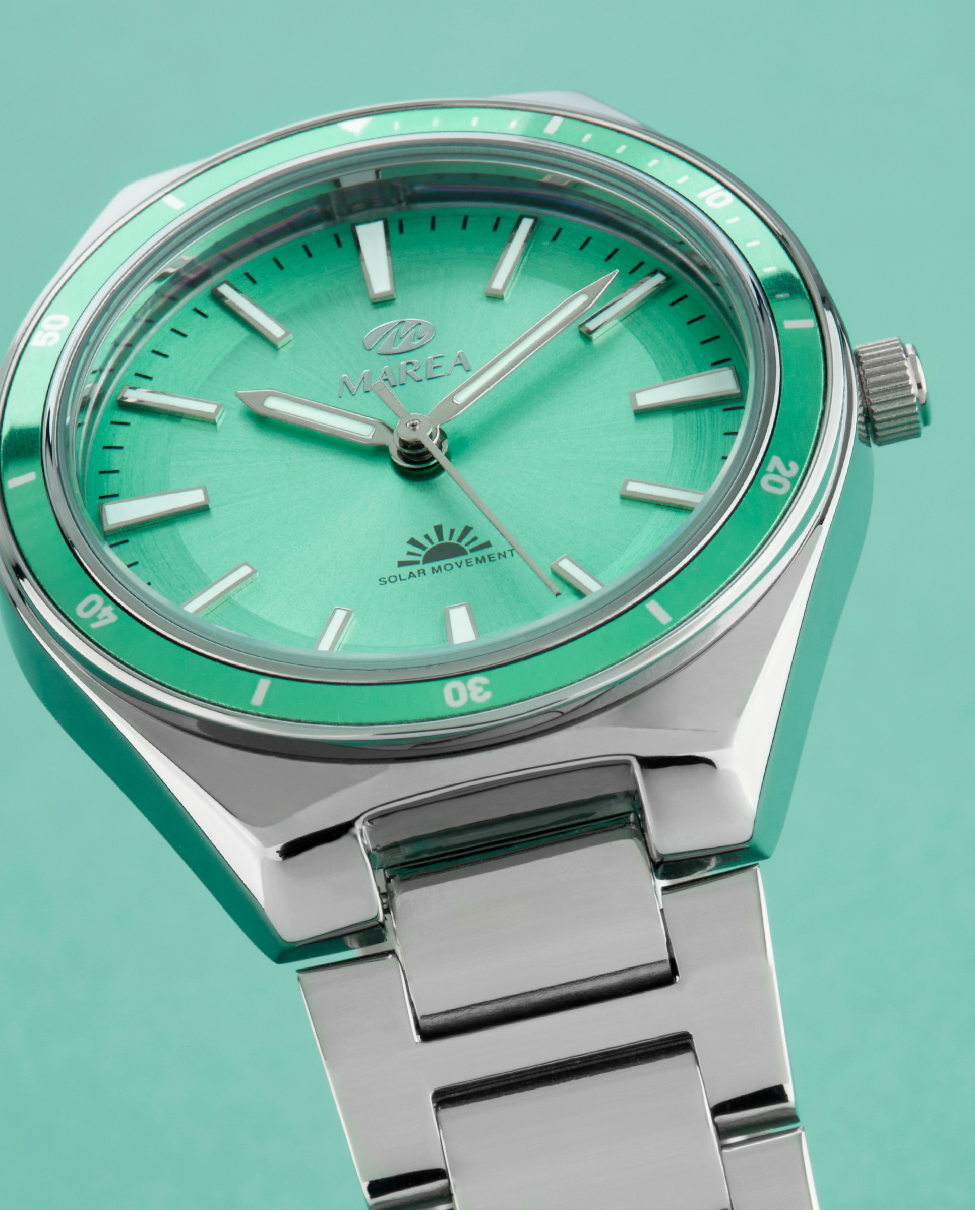 Reloj analógico de mujer b41383 2 solar con correa de acero y esfera - Marea - Turquesa Turquesa-3