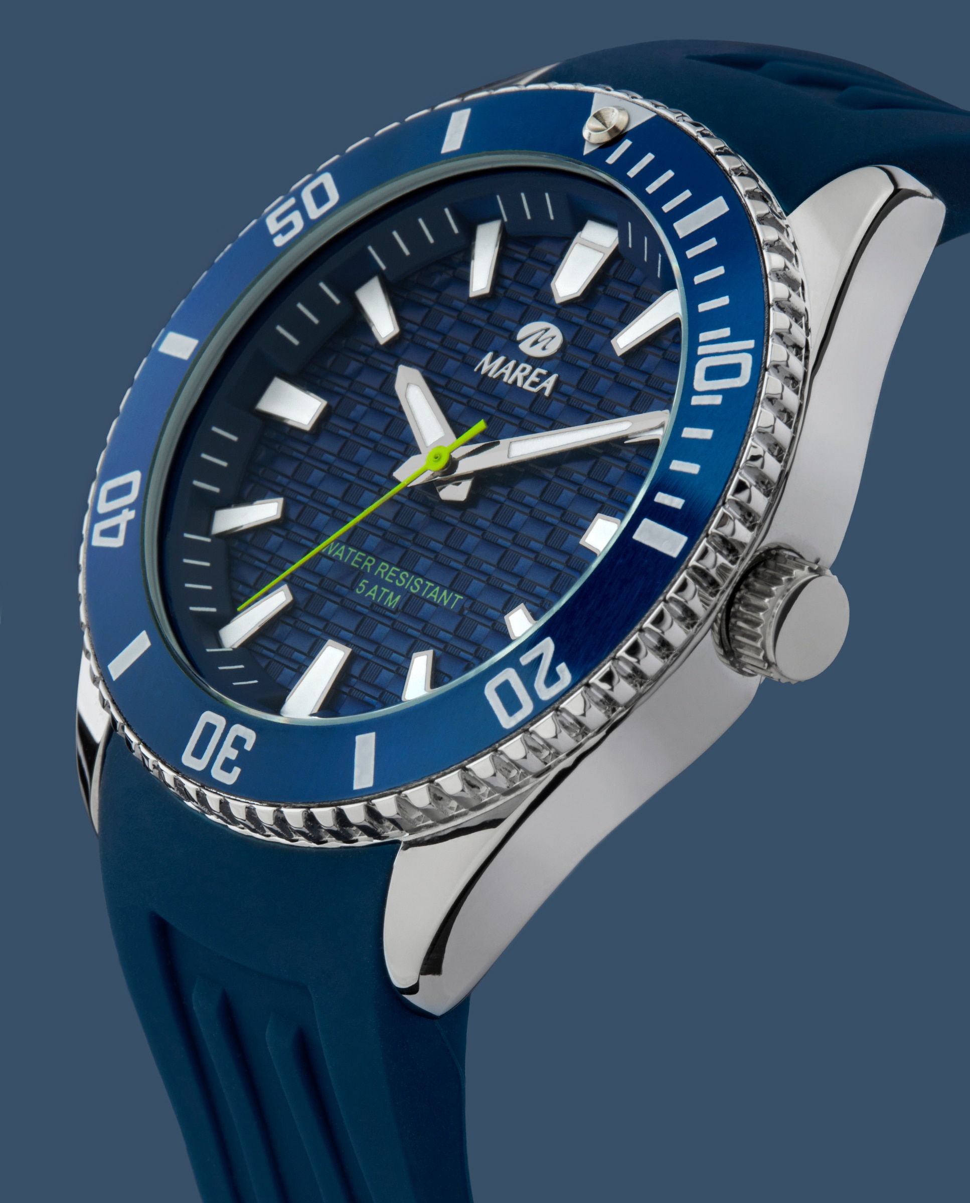 Reloj de hombre b41392/2 correa de silicona y esfera - Marea - Azul marino Azul marino-3