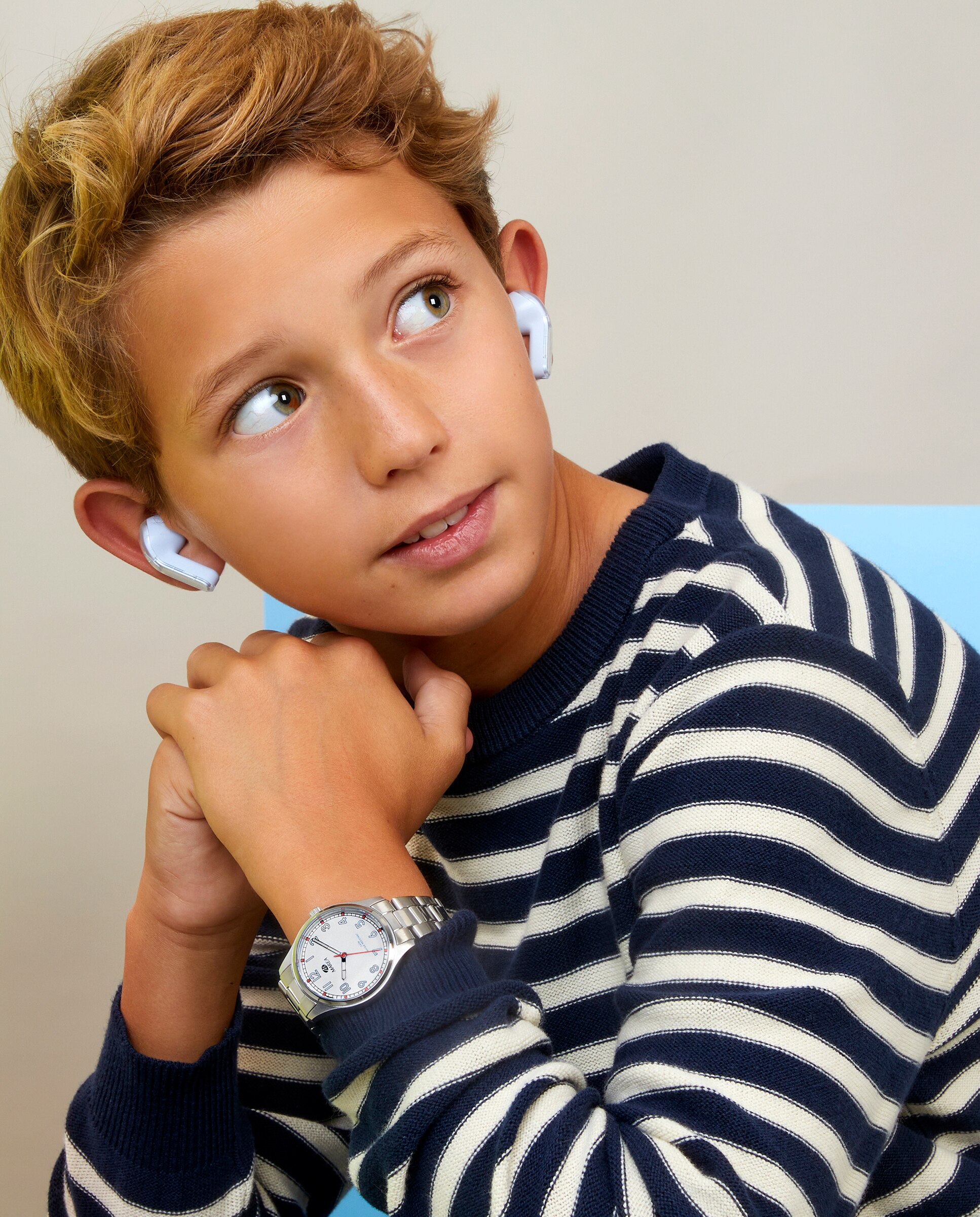 Reloj infantil b36204/1 correa de acero y auriculares - Marea - Plateado Plateado-2