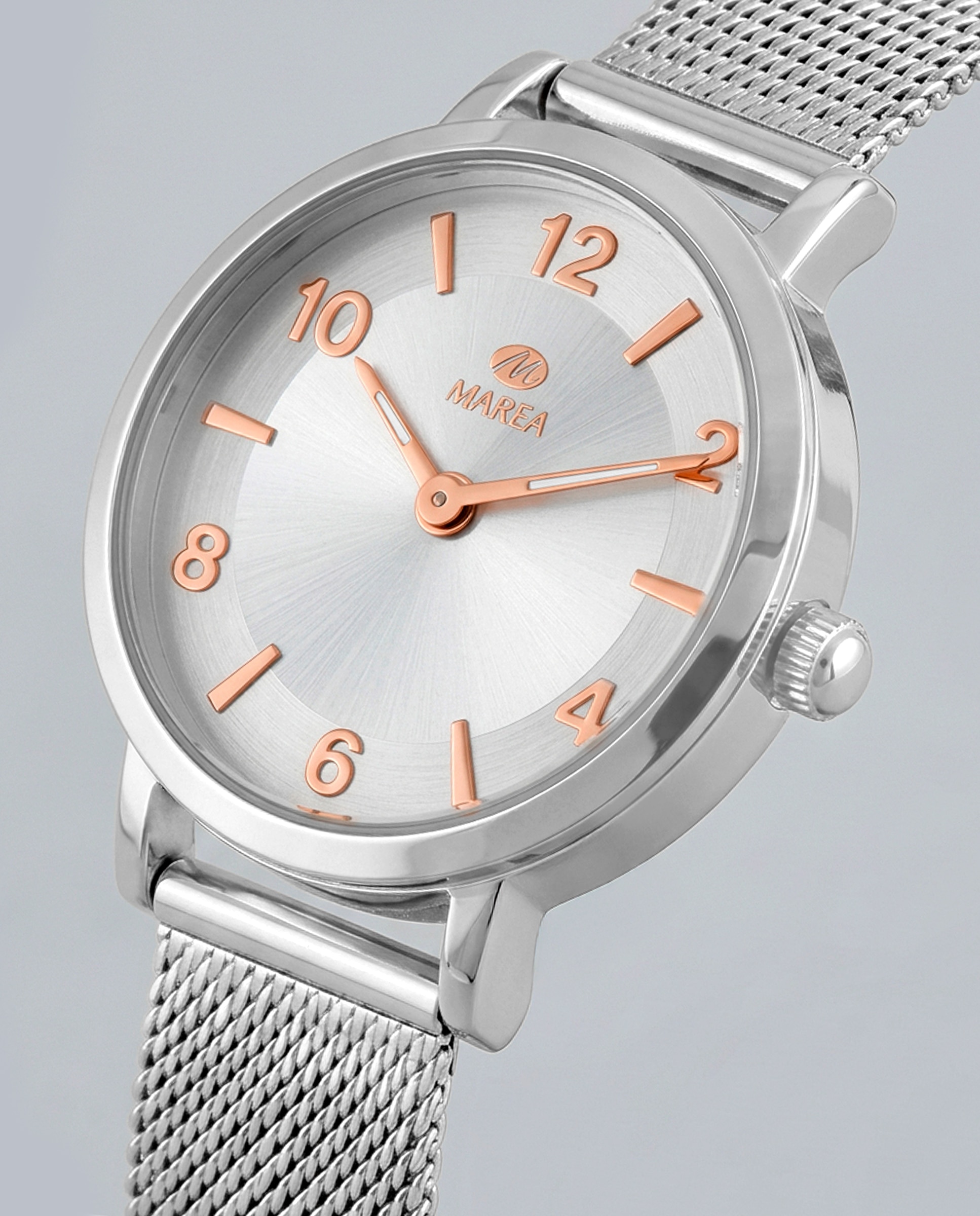 Reloj de mujer b41403/1 correa milanesa color plata y esfera plateada - Marea - Plateado Plateado-3
