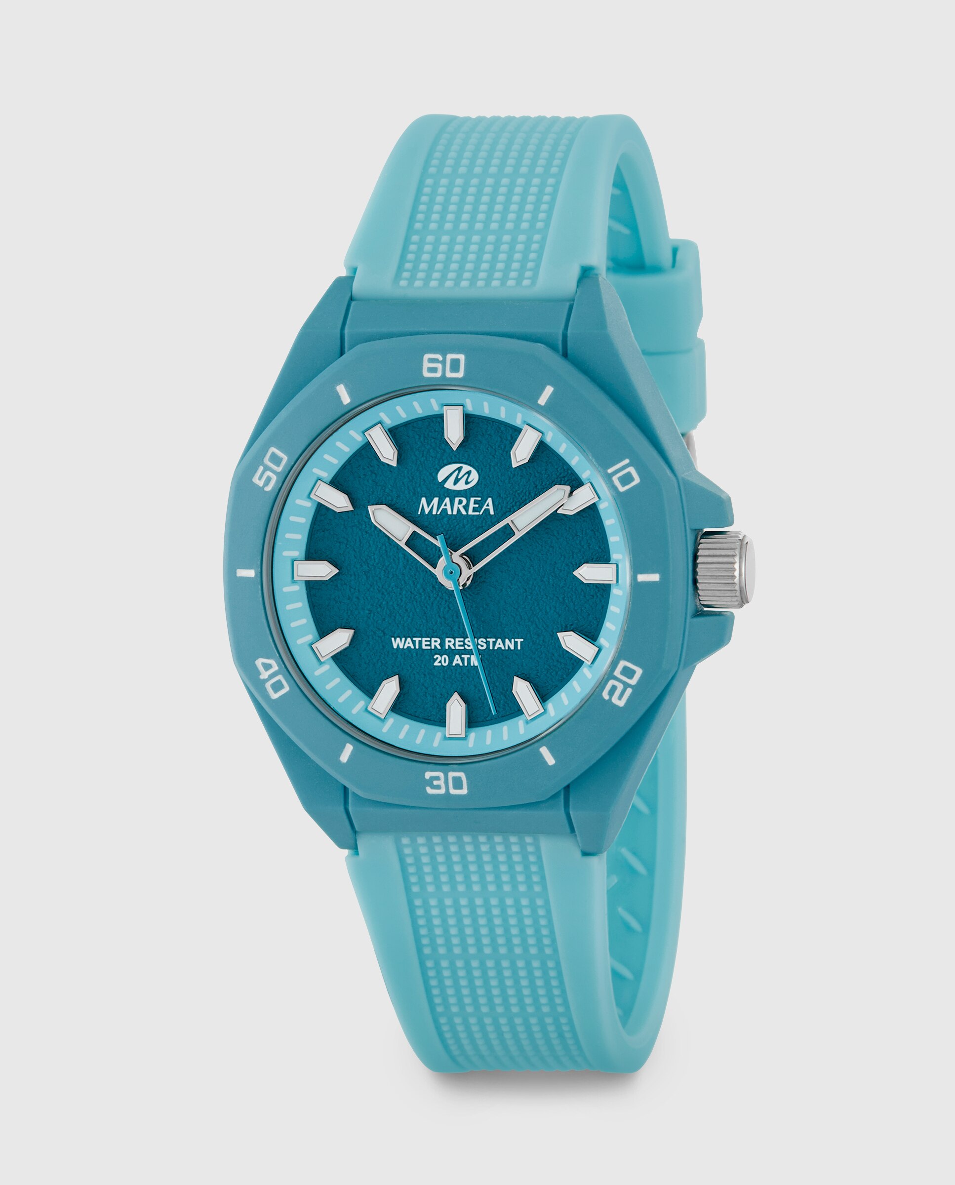 Reloj de mujer b35379/1 con correa de silicona y esfera - Marea - Azul celeste Azul celeste-1