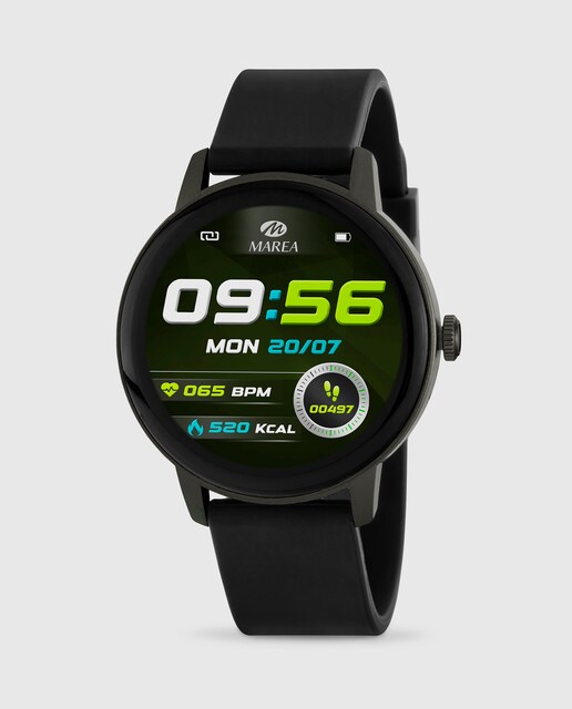 Imagen 0 de Reloj unisex smartwatch B63005/1 con correa de silicona negro