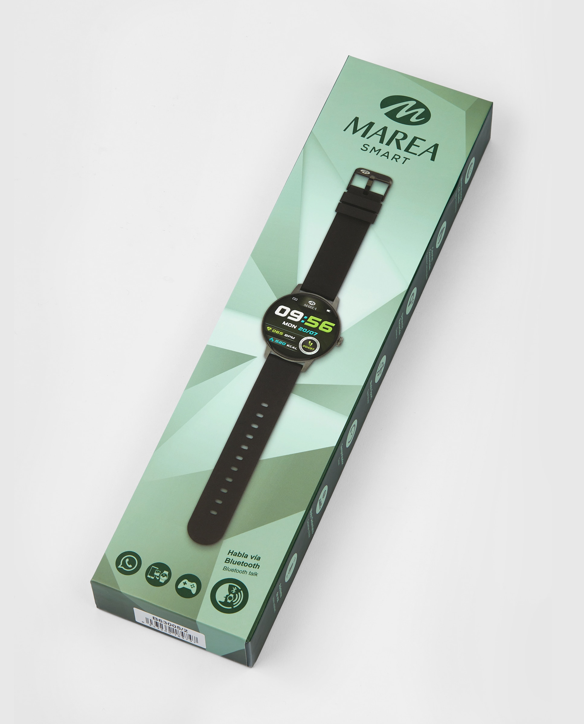Smartwatch b63005/2 con correa de silicona azul - Marea - Azul marino Azul marino-4