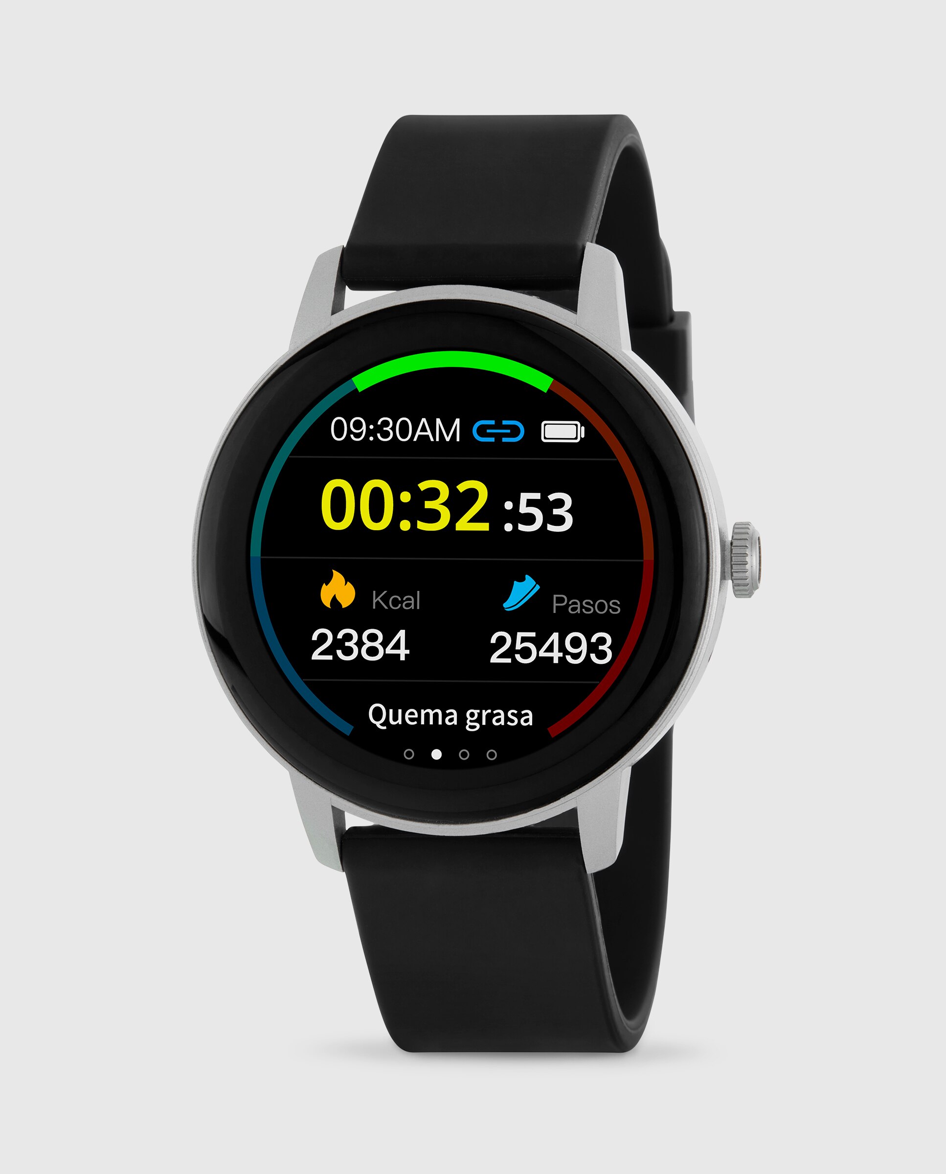 Smartwatch b63005/4 con correa de silicona - Marea - Negro Negro-1
