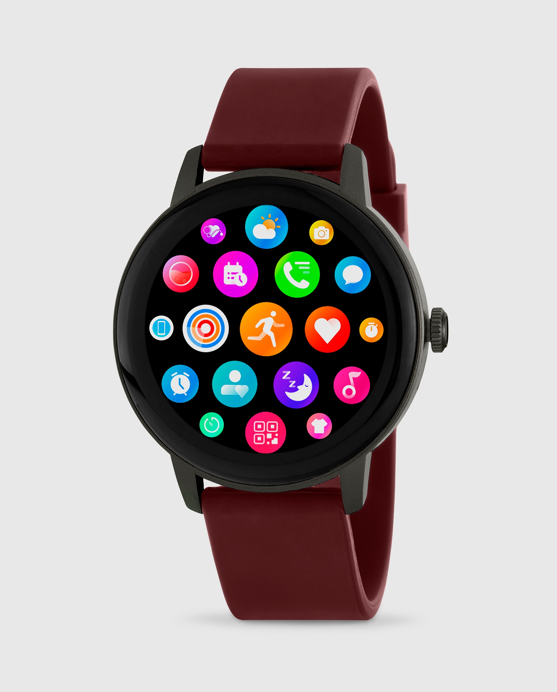 Smartwatch b63005/5 con correa de silicona rojo - Marea - Burdeos Burdeos-1