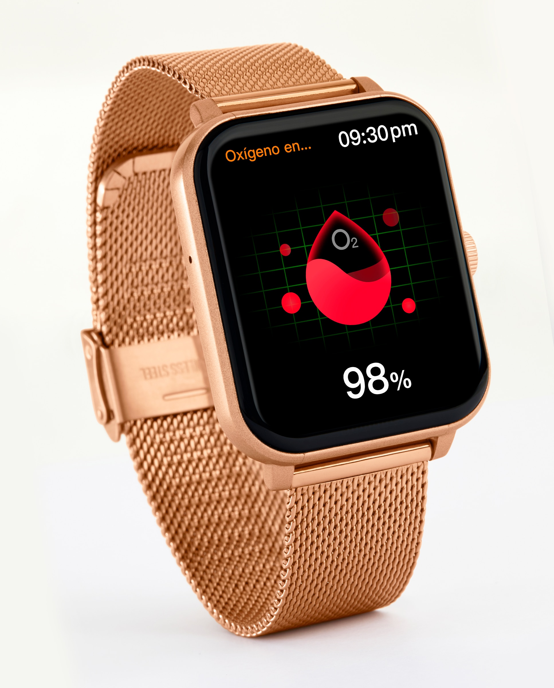 Imagen 3 de Smartwatch b63006/3 con correa de acero rose gold - Marea - Rosa Rosa