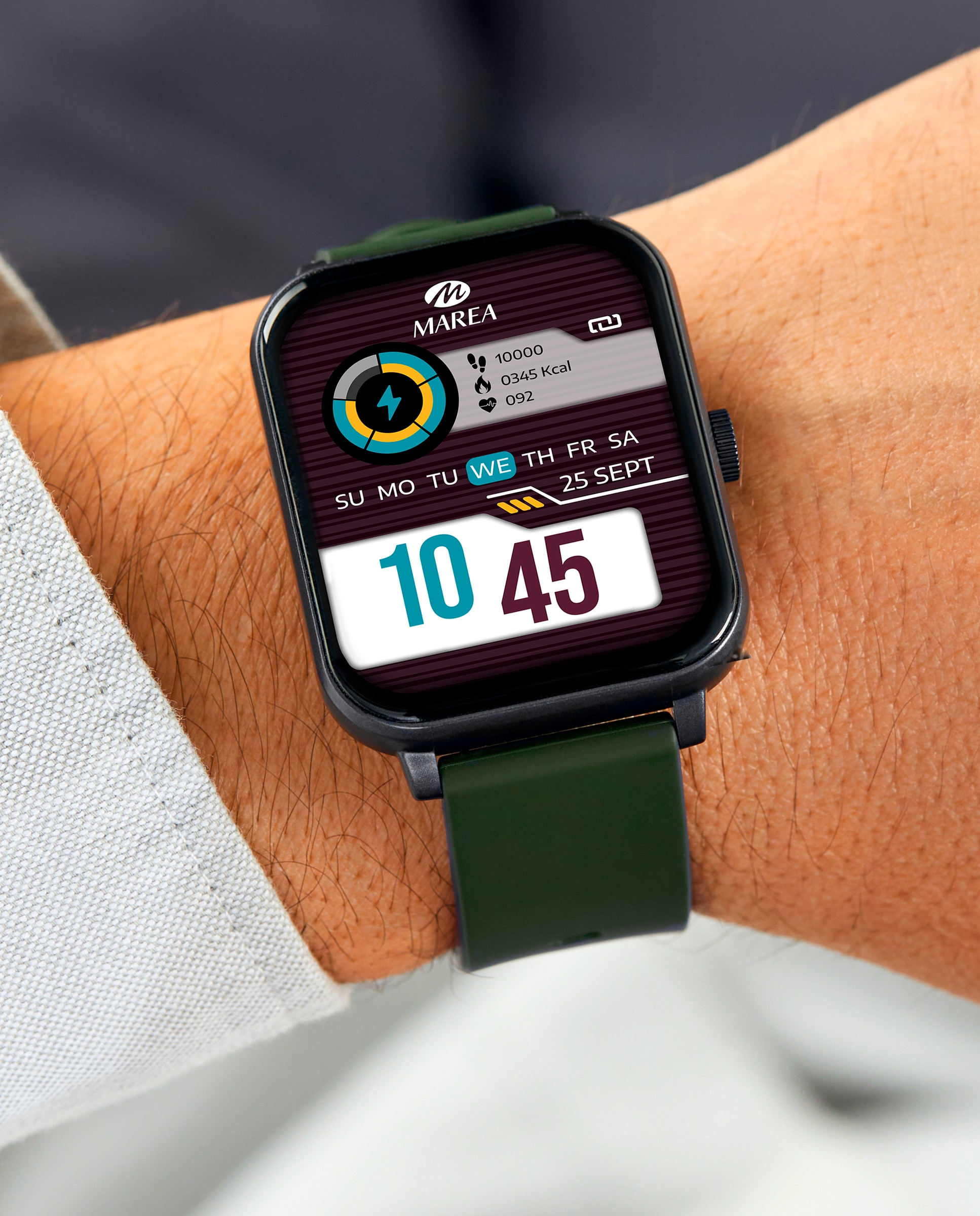 Imagen 2 de Smartwatch b63006/9 con correa de silicona - Marea - Verde Verde