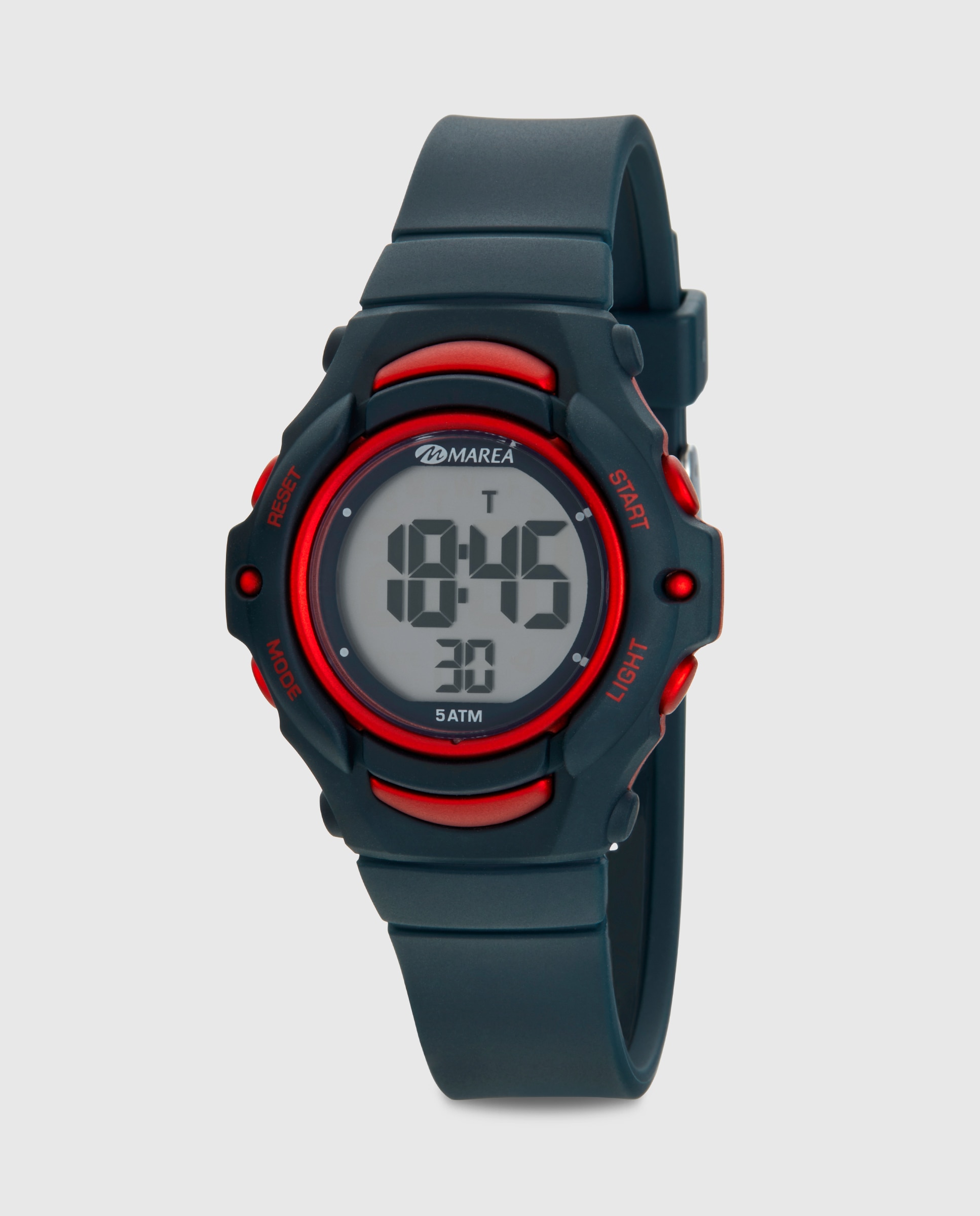 Reloj infantil b40211 2 con correa de silicona negra Negro / Rojo Marea Negro / Rojo-1