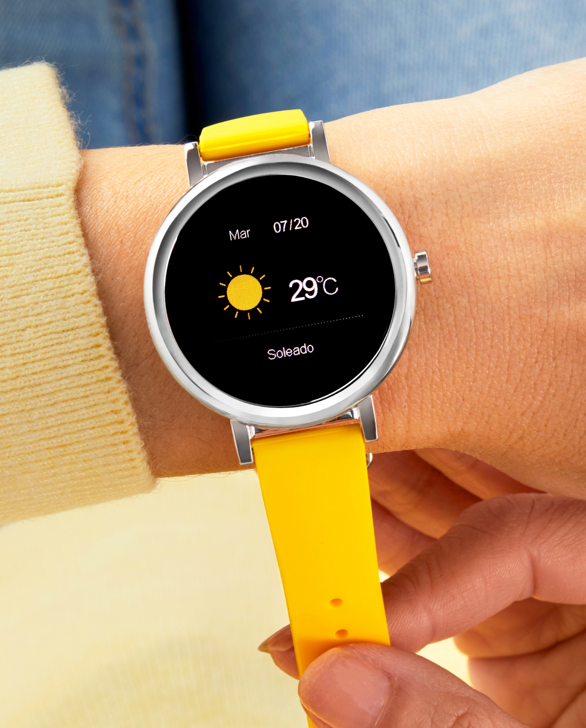 Smartwatch b61002/13 con correa amarilla de silicona - Marea - Amarillo Amarillo-2