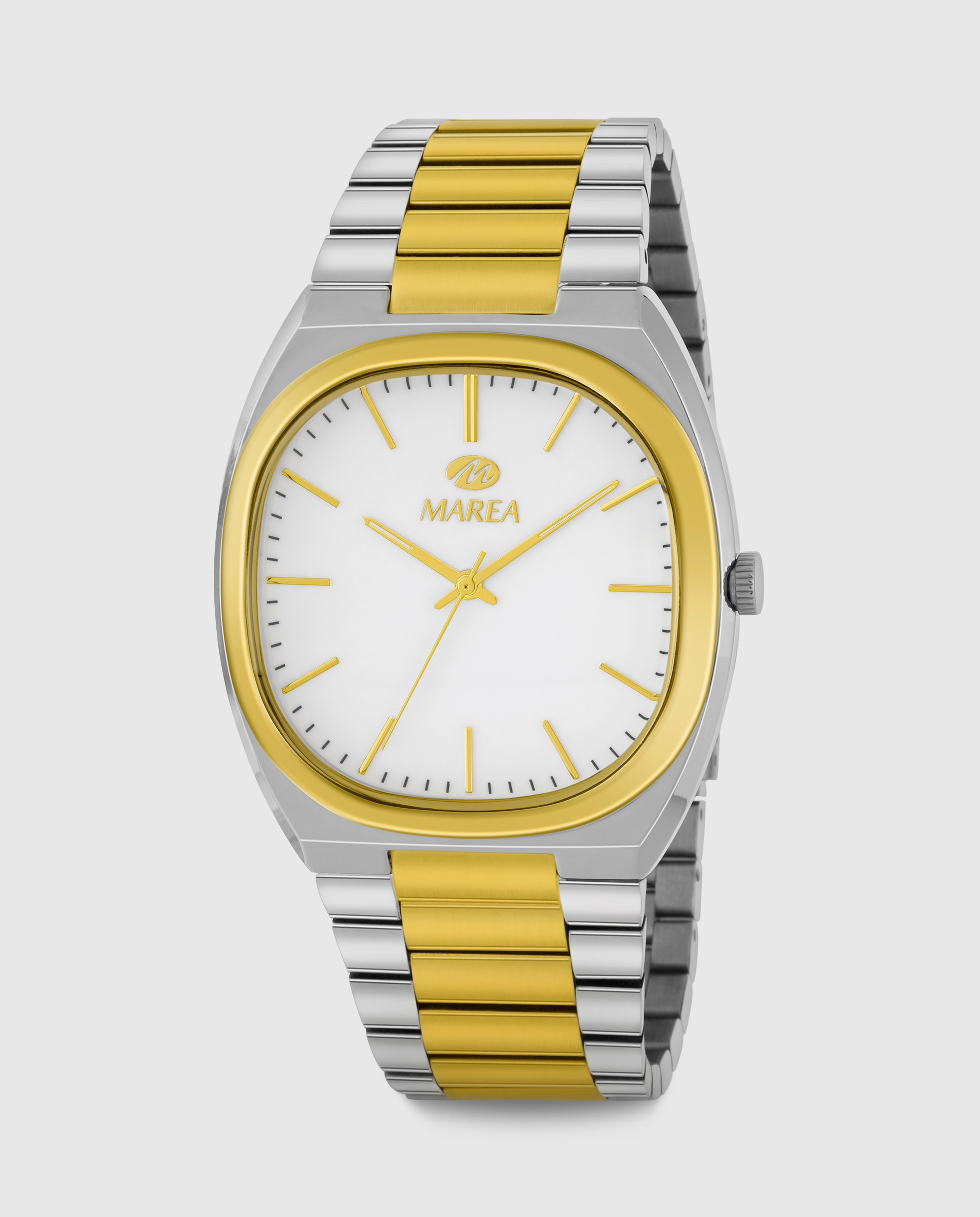 Imagen 1 de Reloj de hombre b54287/3 con correa de acero bicolor y esfera blanca - Marea - Multicolor Multicolor