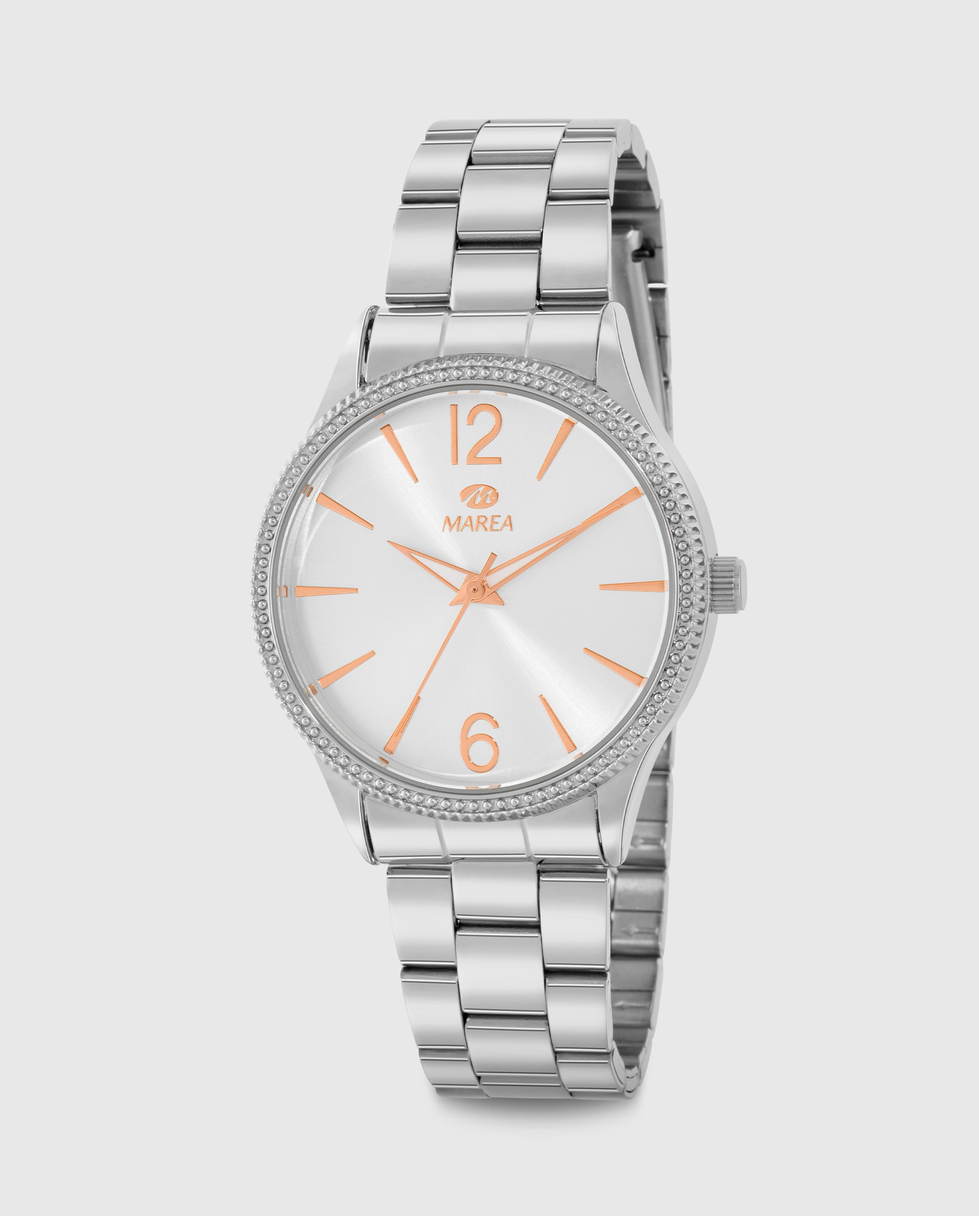 Imagen 1 de Reloj de mujer b41413/1 correa de acero y esfera blanca Plateado
