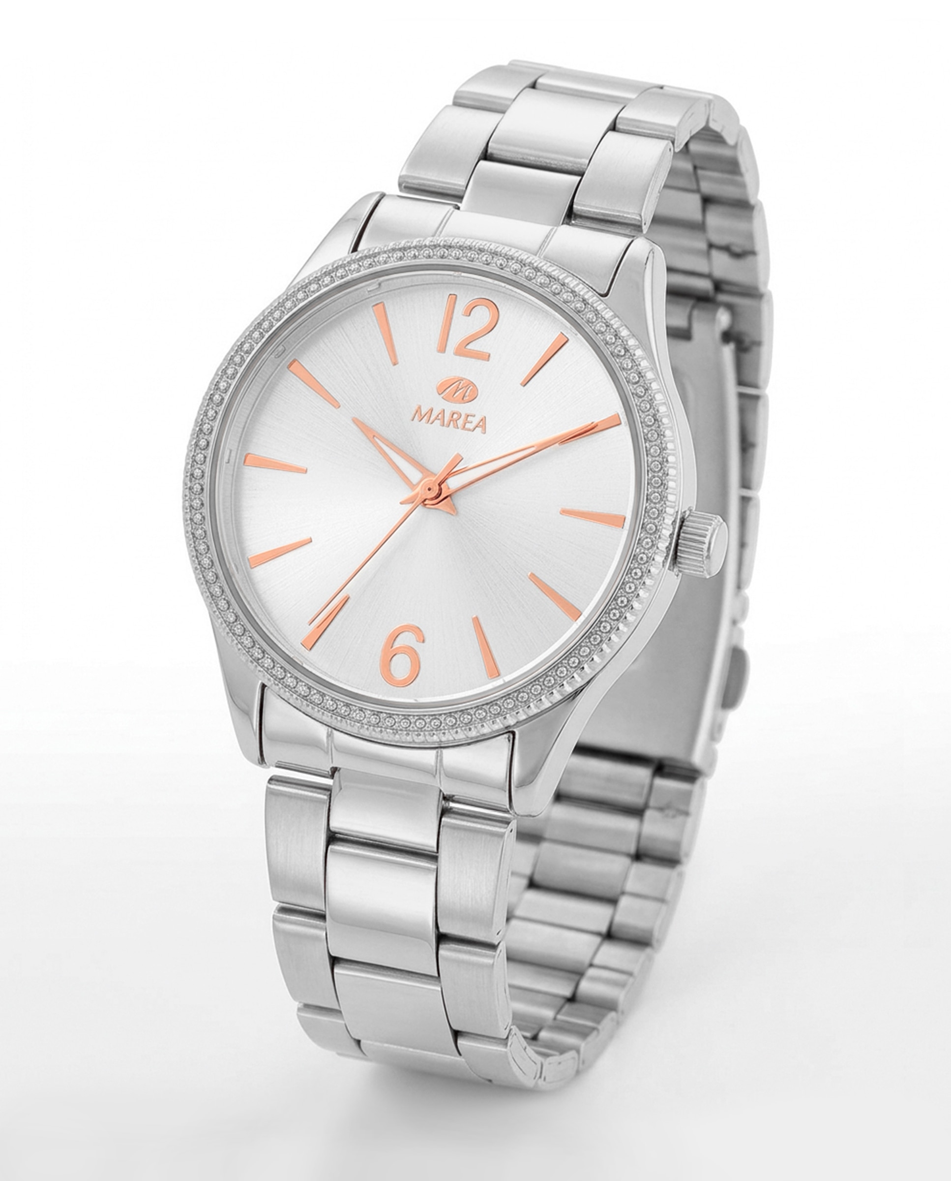 Imagen 3 de Reloj de mujer b41413/1 correa de acero y esfera blanca - Marea - Plateado Plateado
