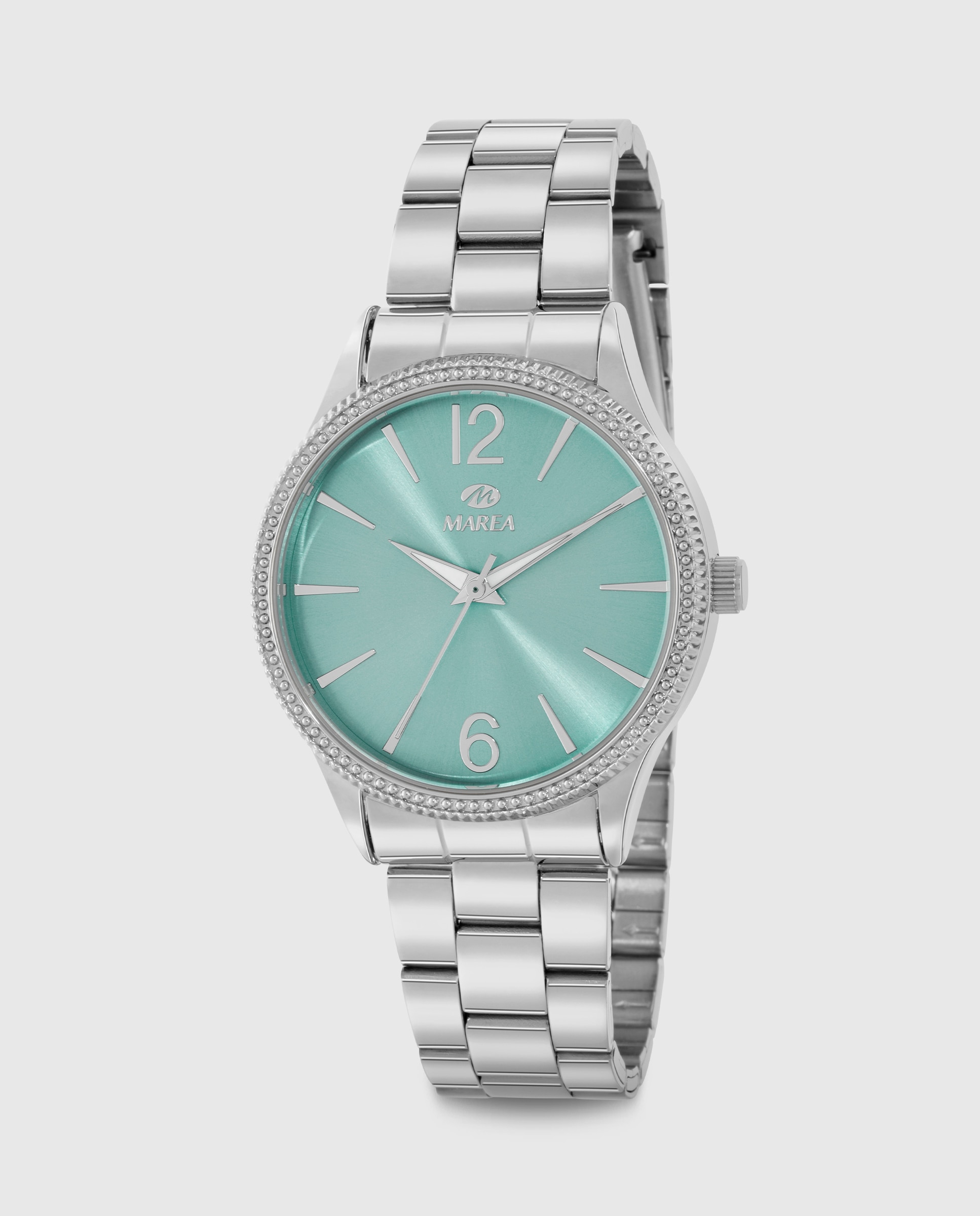 Imagen 1 de Reloj de mujer b41413/3 correa de acero y esfera azul turquesa Plateado
