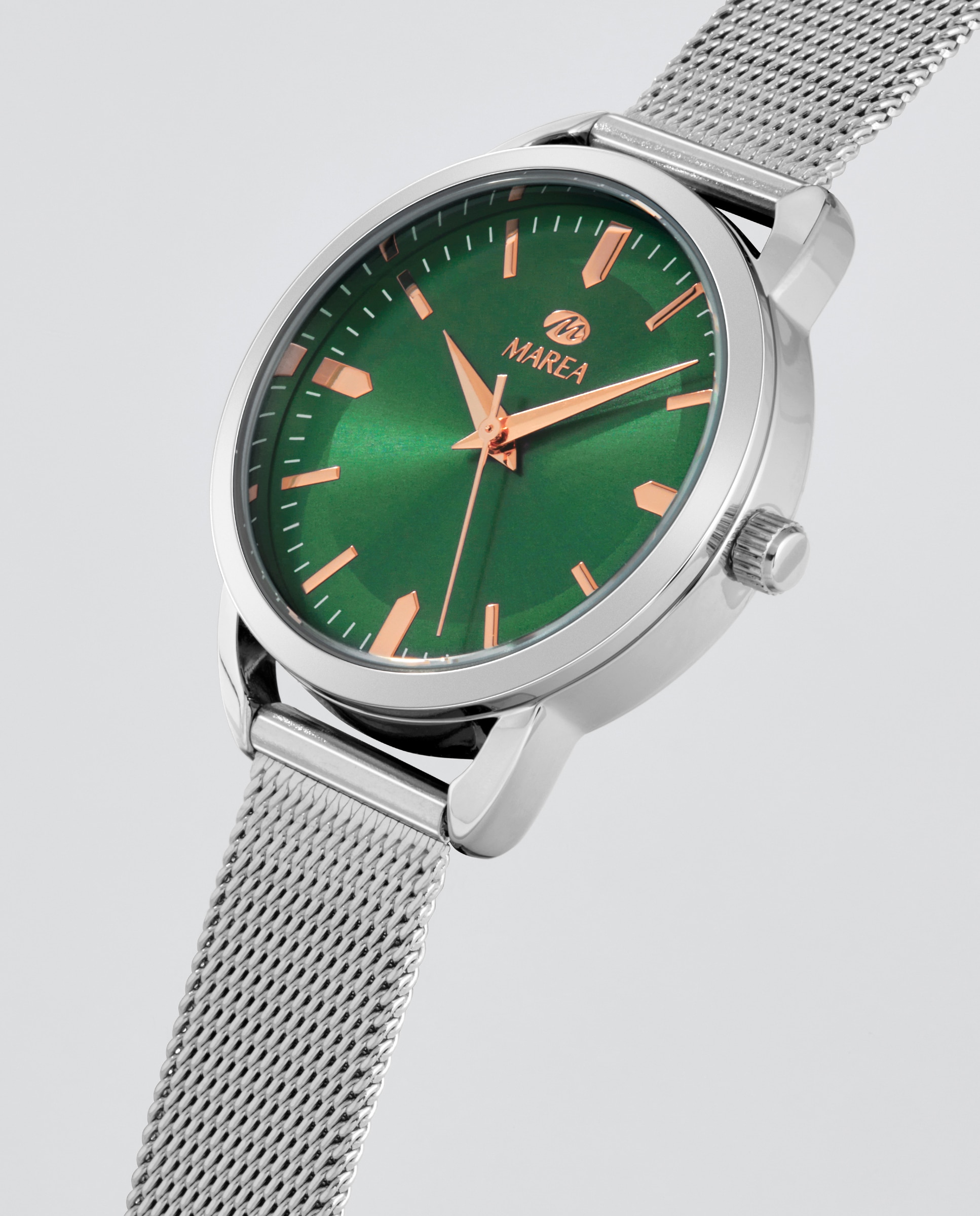 Reloj de mujer b41414/4 correa milanesa y esfera verde - Marea - Plateado Plateado-3