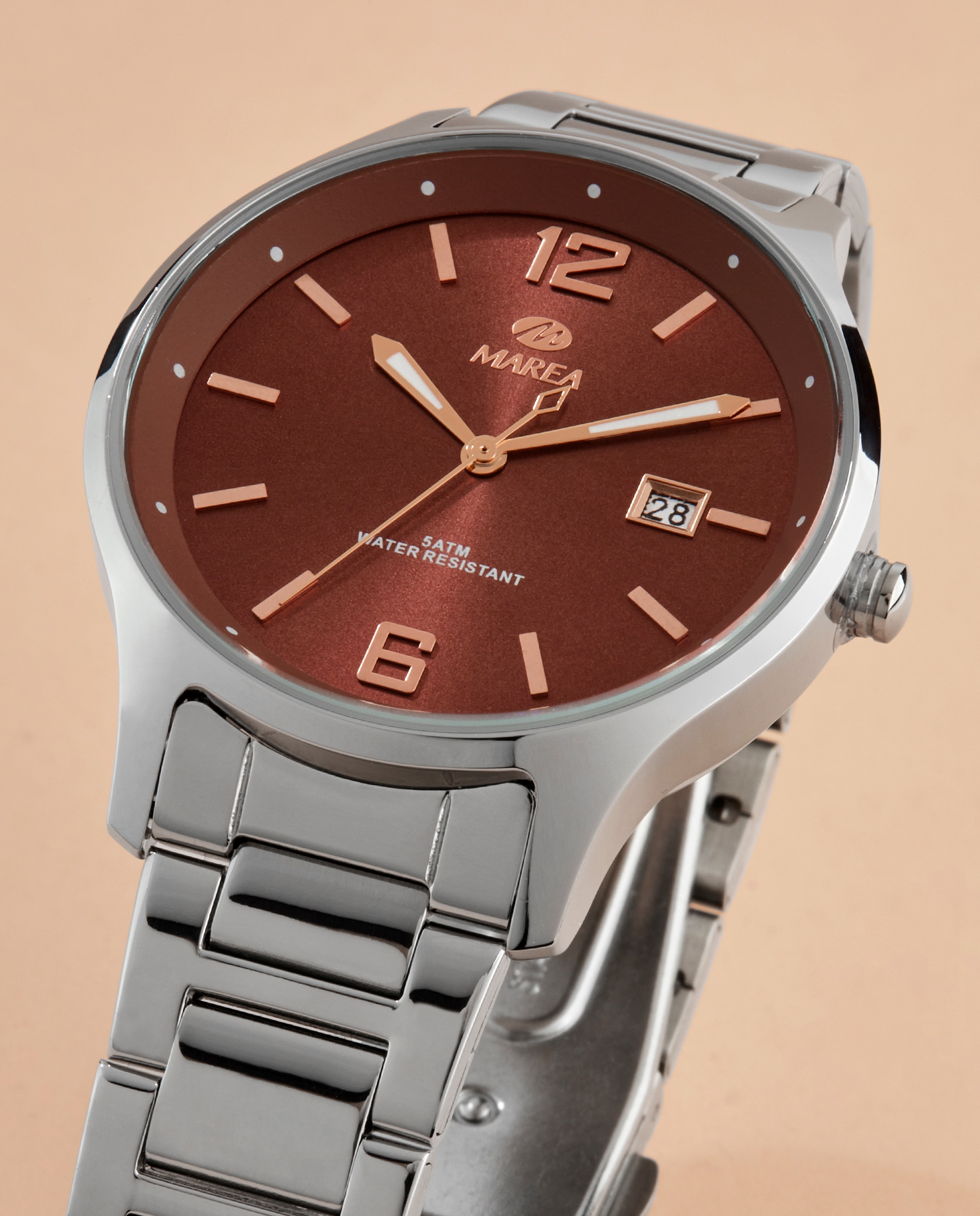 Reloj analógico de mujer b36214 2 de acero y esfera - Marea - Granate Granate-3
