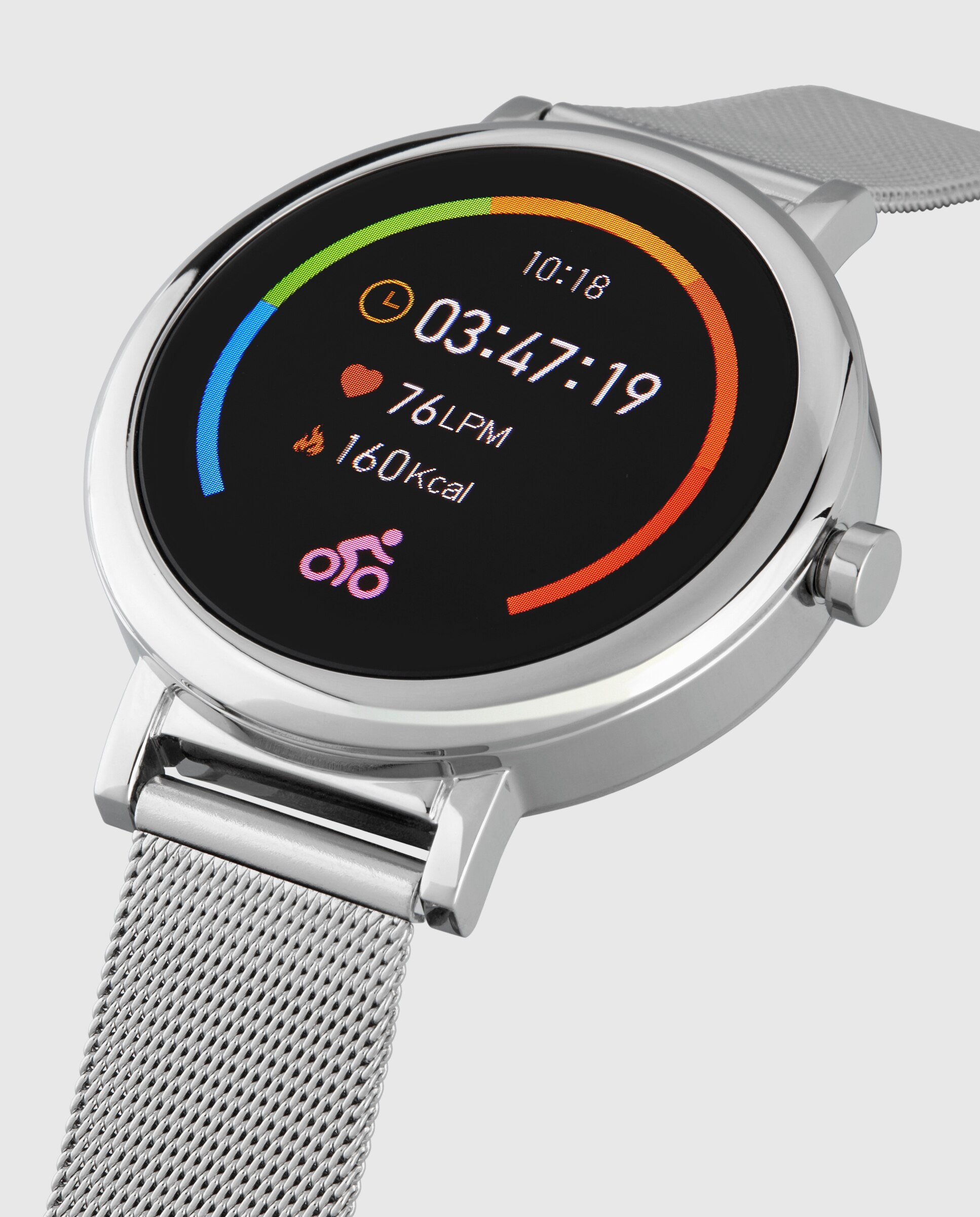 Smartwatch b61002/20 con correa de malla milanesa de acero - Marea - Plateado Plateado-3