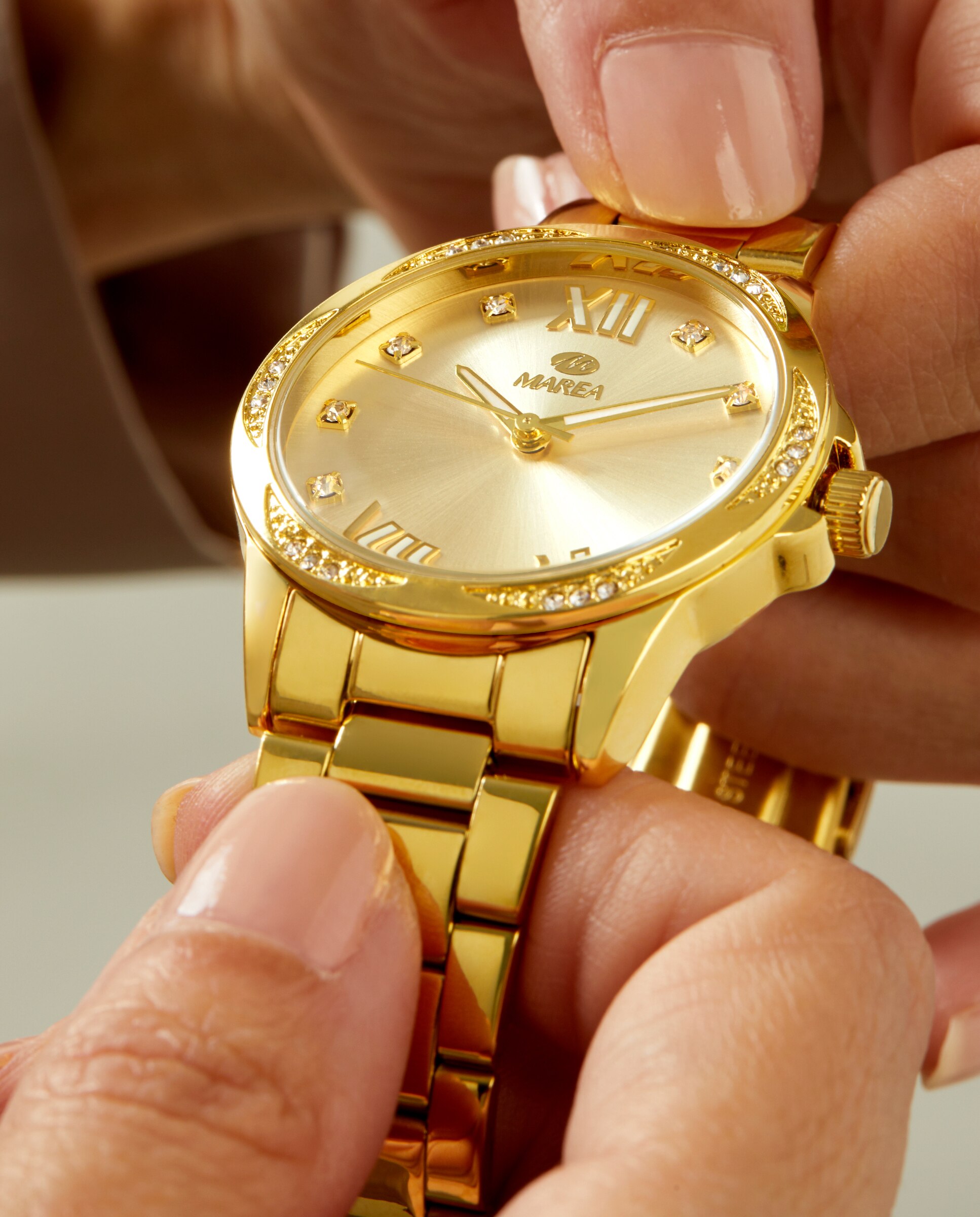 Reloj de mujer b41415/4 correa de acero dorado y esfera dorada - Marea - Dorado Dorado-2