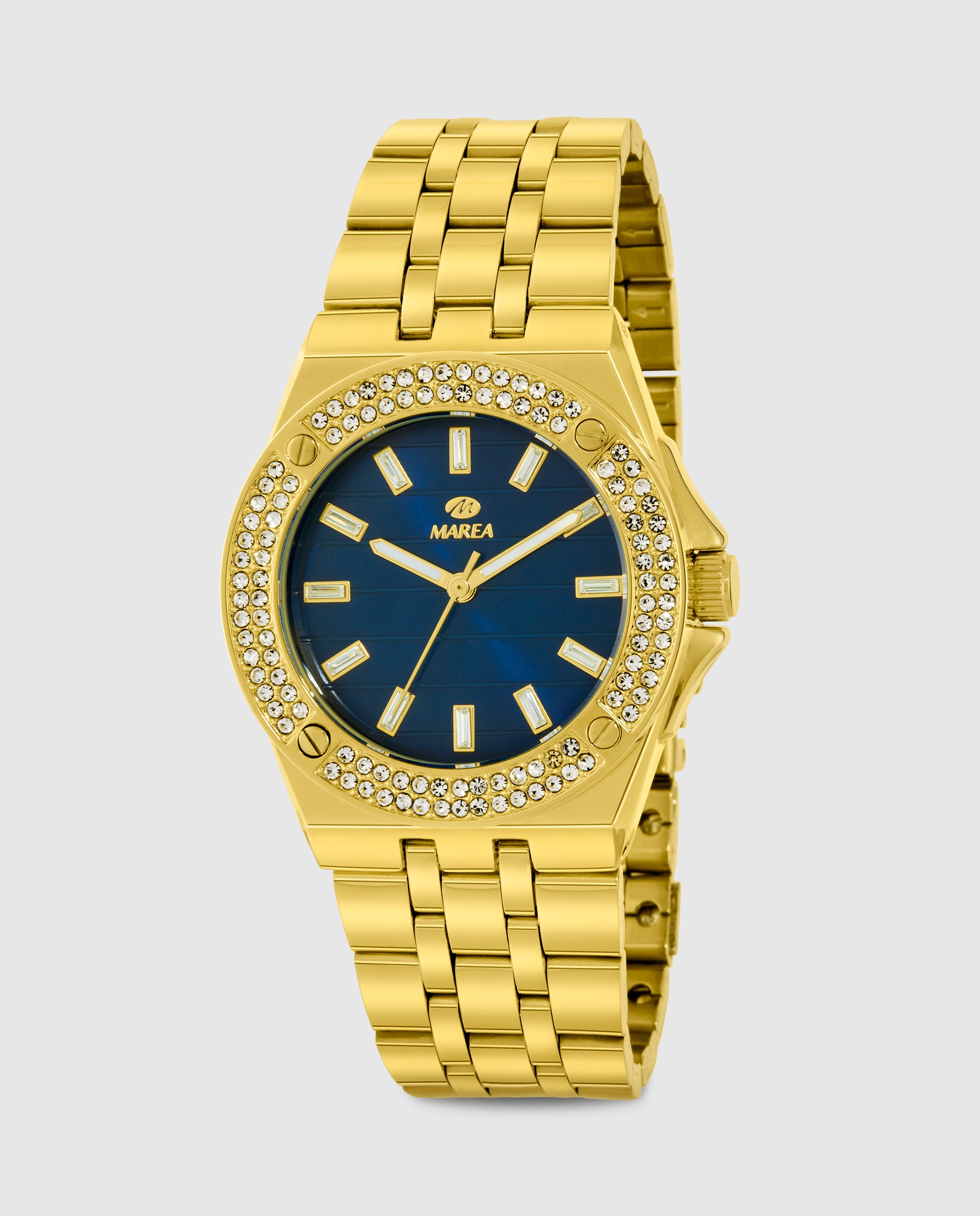 Reloj de mujer b41423/5 correa de acero y esfera verde - Marea - Dorado Dorado-1