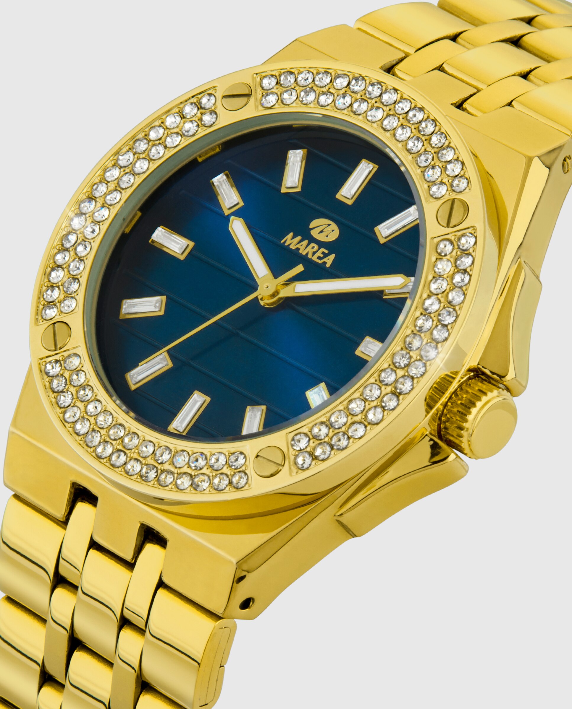 Reloj de mujer b41423/5 correa de acero y esfera verde - Marea - Dorado Dorado-3
