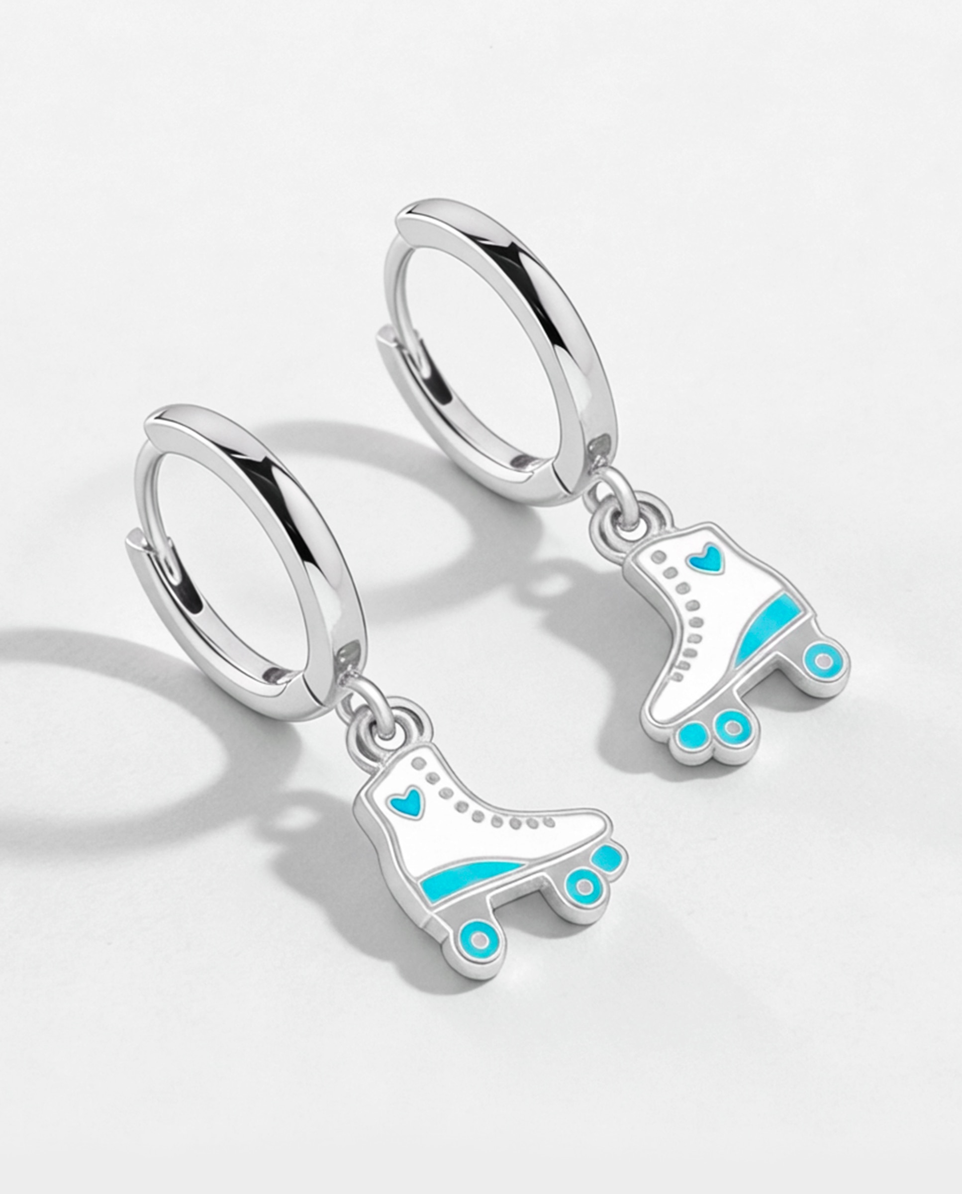 Pendientes de aro de niña d03601/cj de plata rodiada - Marea - Multicolor Multicolor-3