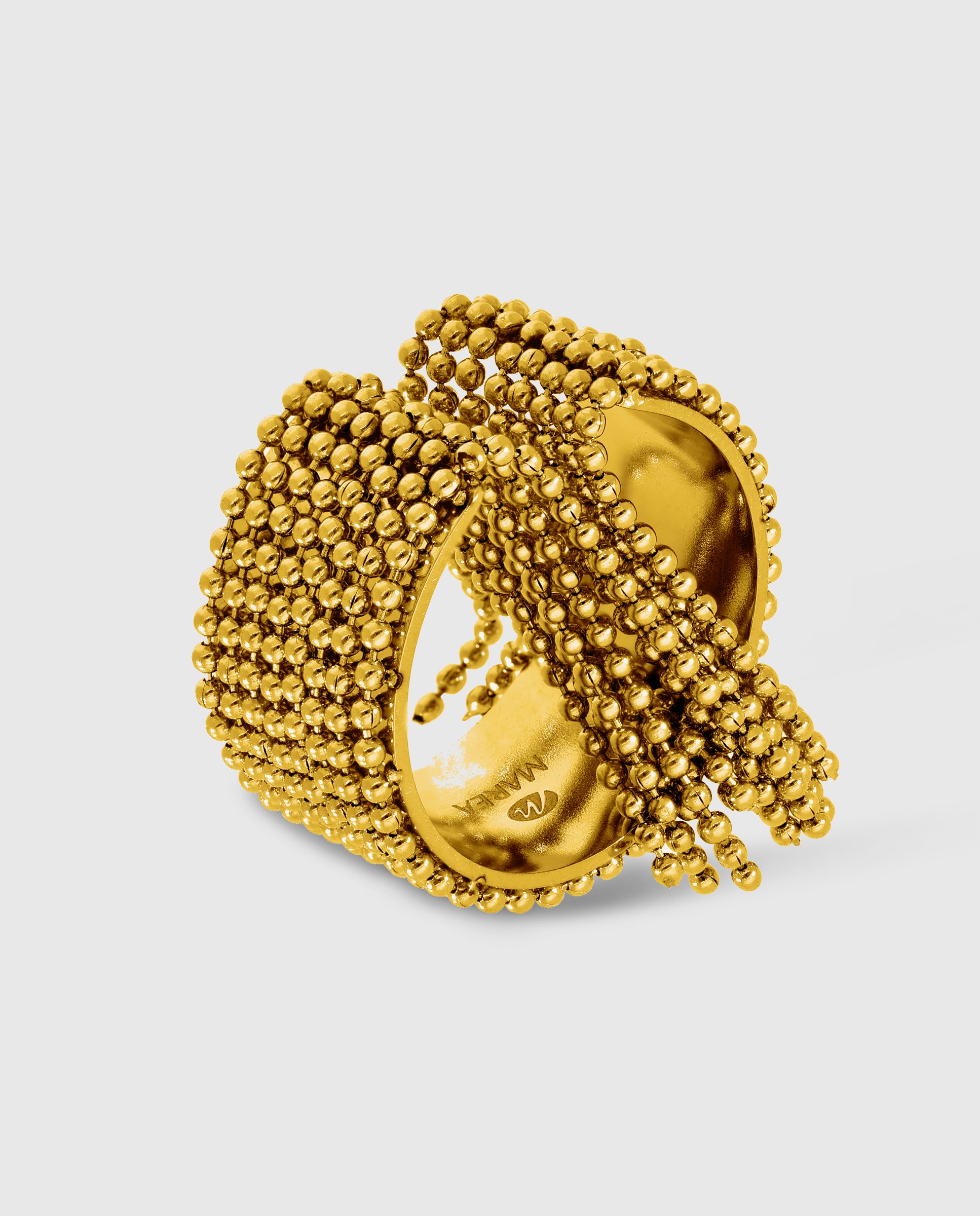 Imagen 0 de Anillo c03106/ad12 de acero dorado Dorado