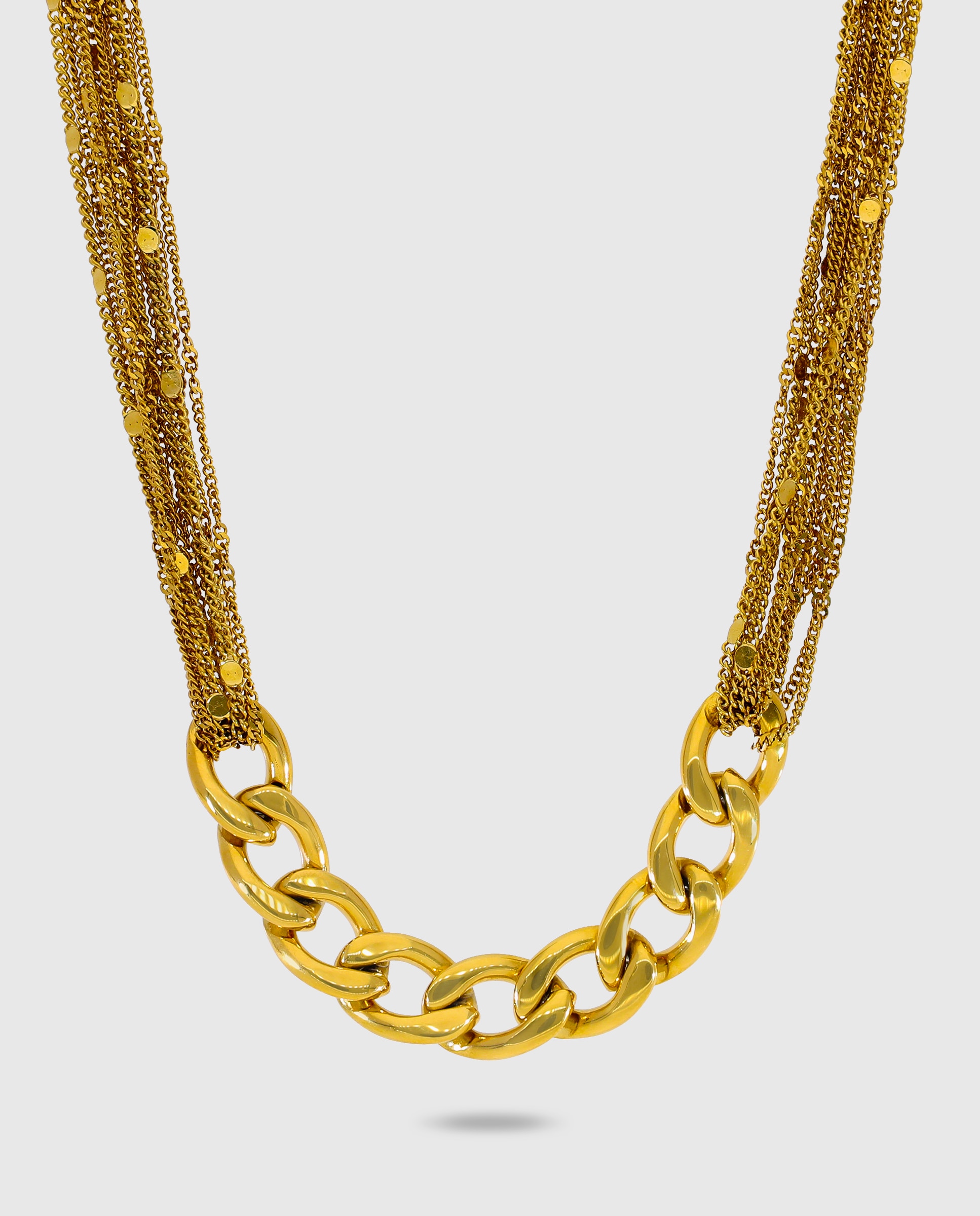 Collar c03107/ae de acero - Marea - Dorado Dorado-1