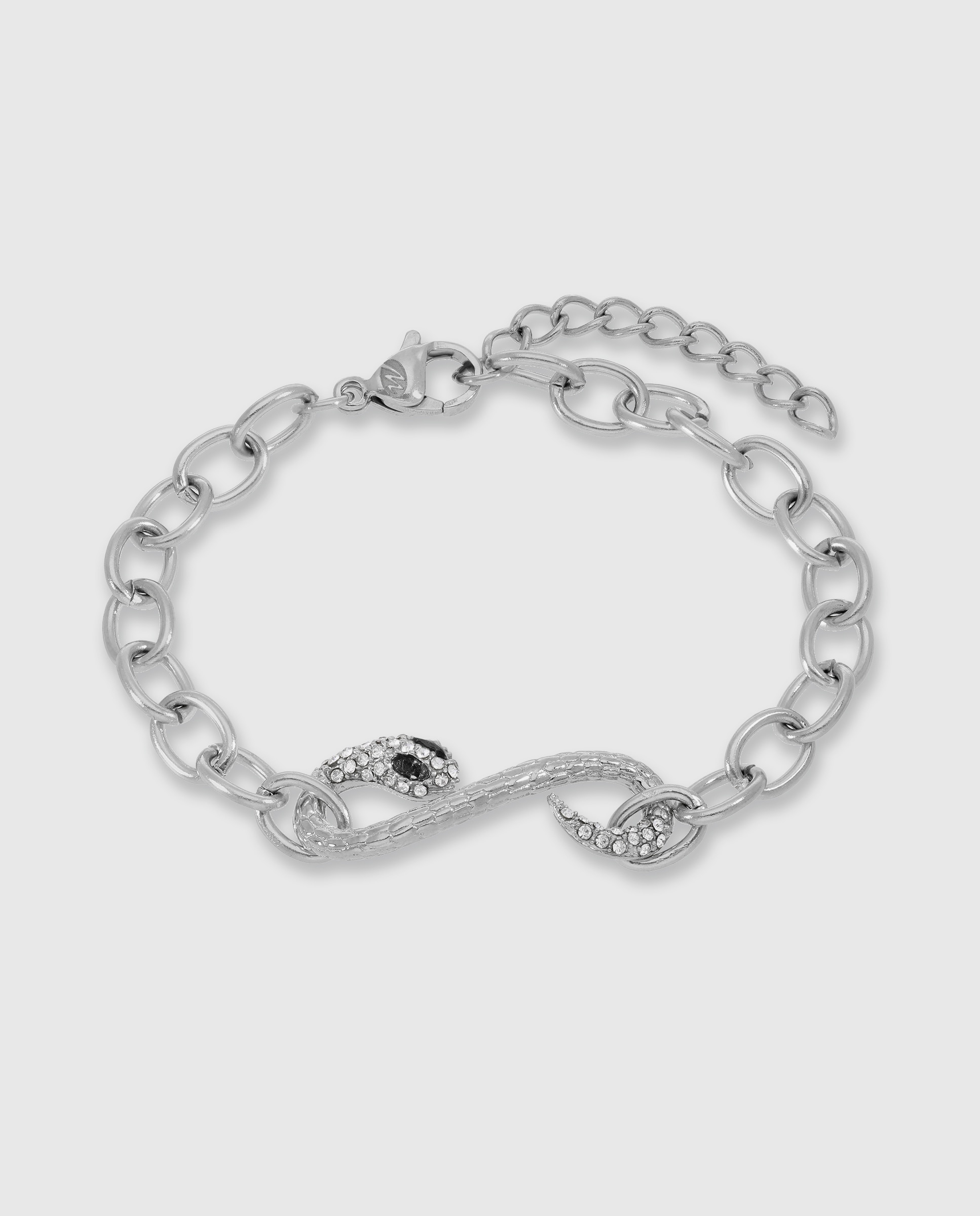 Imagen 0 de Pulsera de cadena c03103/aa de acero Negro
