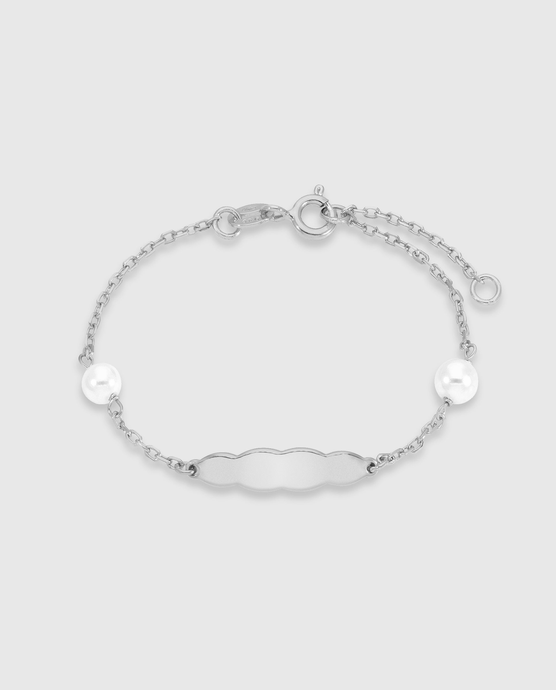 Imagen 0 de Pulsera de cadena de niña d03403/ag de plata rodiada Plateado