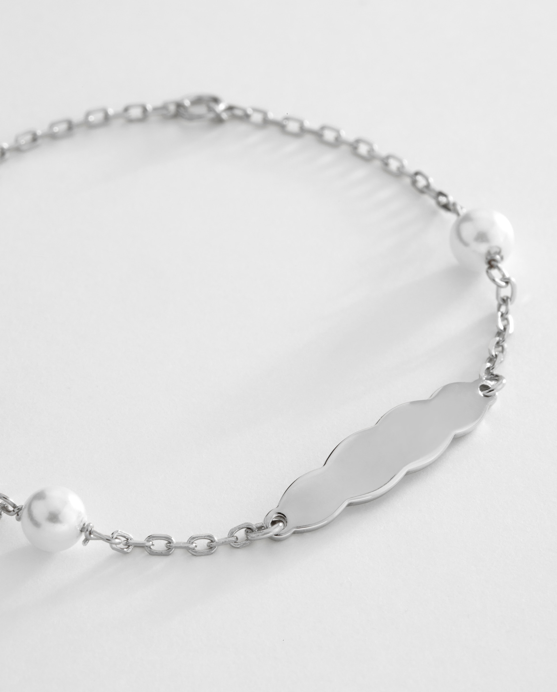 Pulsera de cadena de niña d03403/ag de plata rodiada - Marea - Plateado Plateado-3