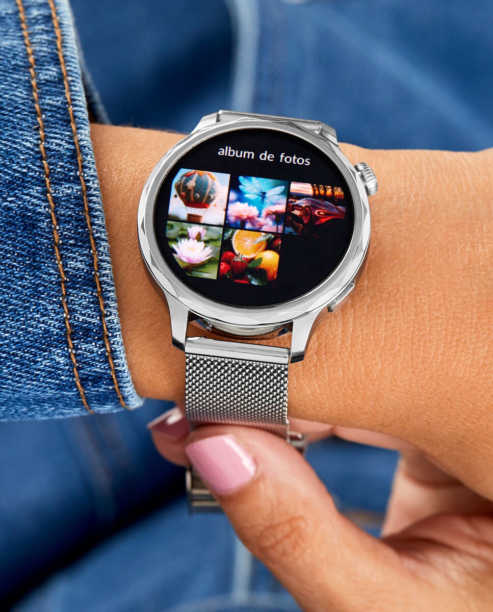 Reloj de mujer smartwatch B58014/1 correa silicona negra y correa