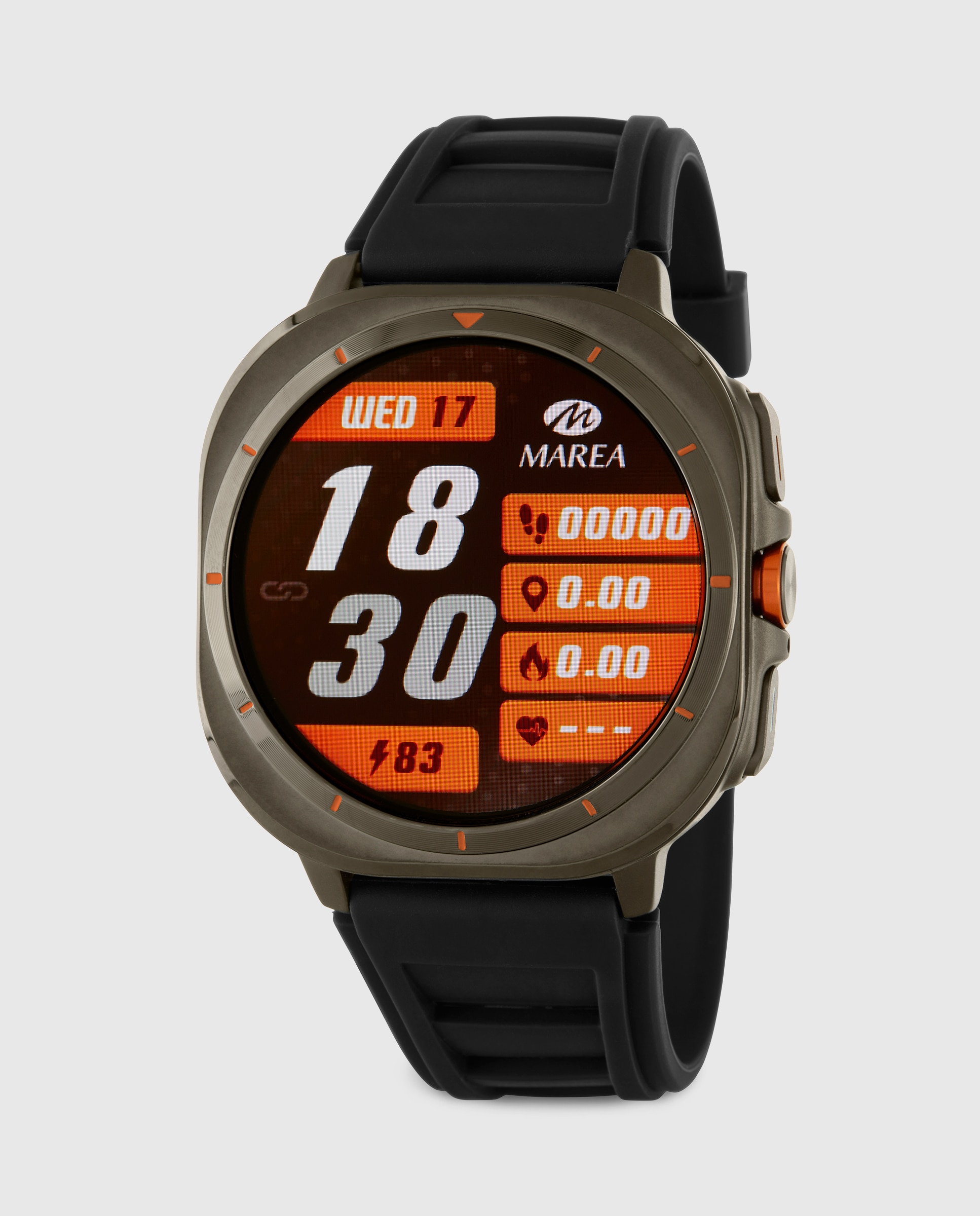 Imagen 1 de Smartwatch b58015/1 con correa de silicona negro Negro