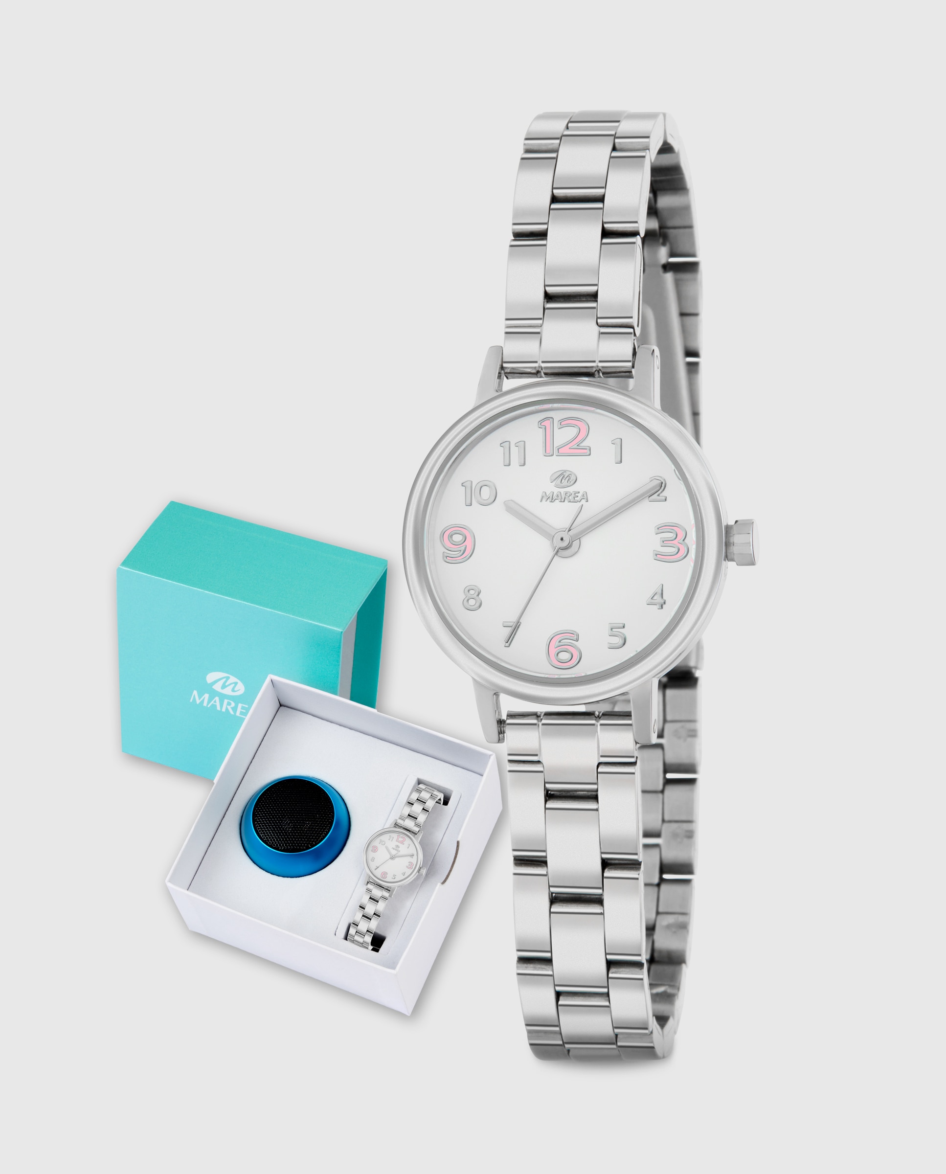 Imagen 0 de Reloj infantil b36218/1 correa de acero y altavoz Plateado