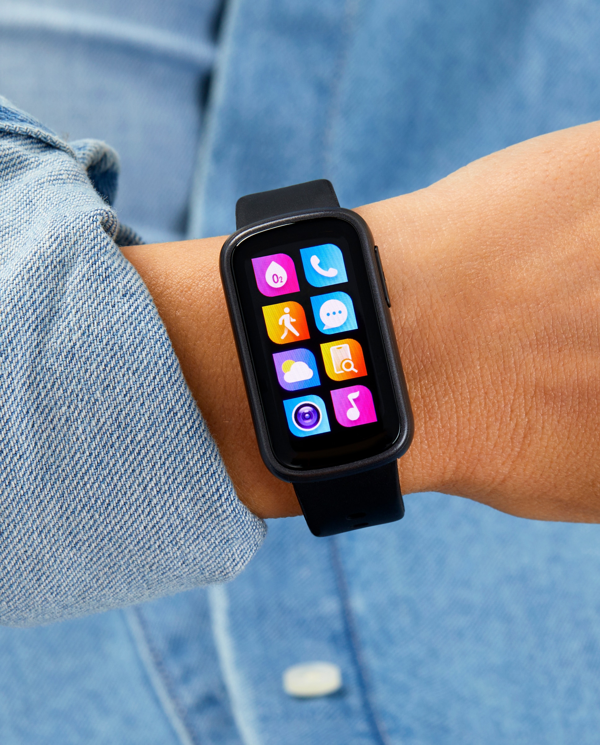 Smartwatch b57015/1 con correa de silicona negra - Marea - Negro Negro-2