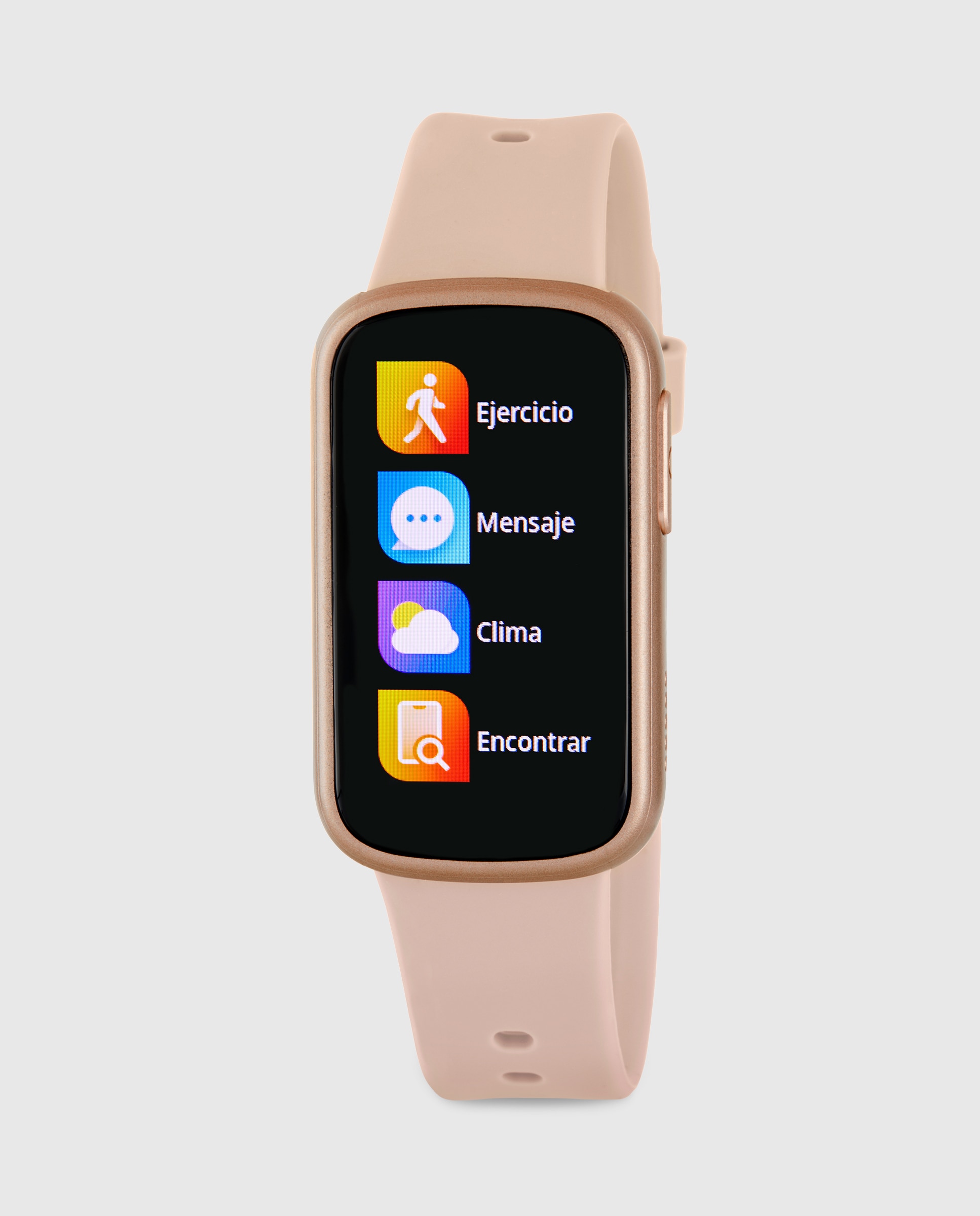 Imagen 0 de Smartwatch b57015/4 con correa de silicona rosa pastel Rosa pastel