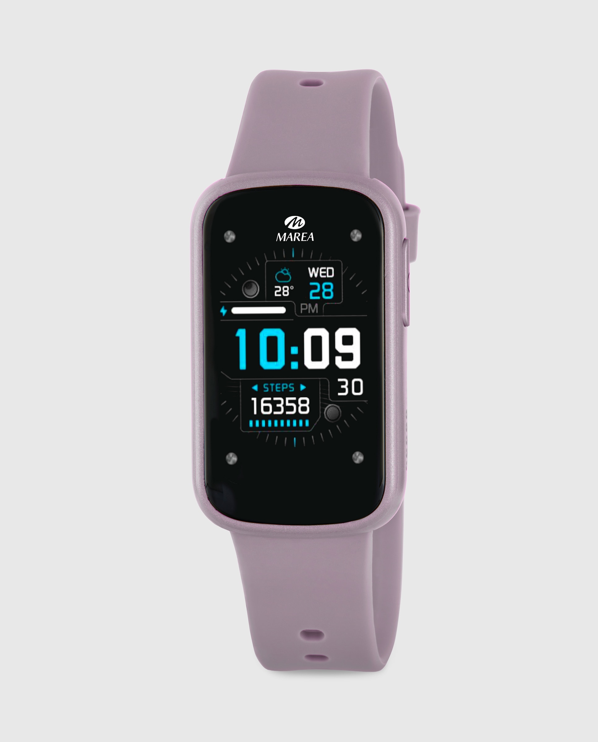 Imagen 0 de Smartwatch b57015/5 con correa de silicona morado Morado