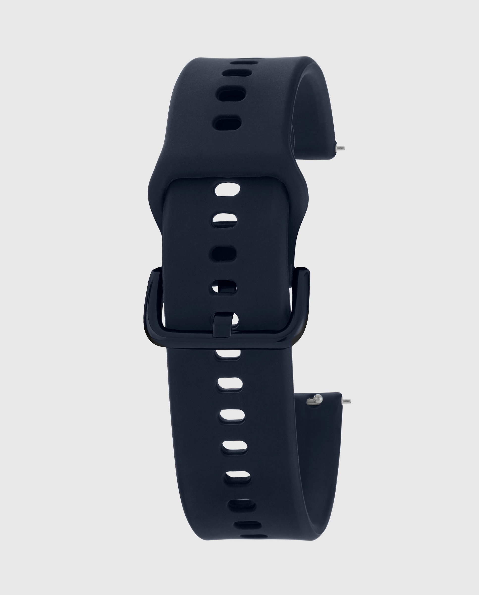 Smartwatch b59010/2 con correa de malla milanesa plateada y correa extra de silicona color - Marea - Negro Negro-2