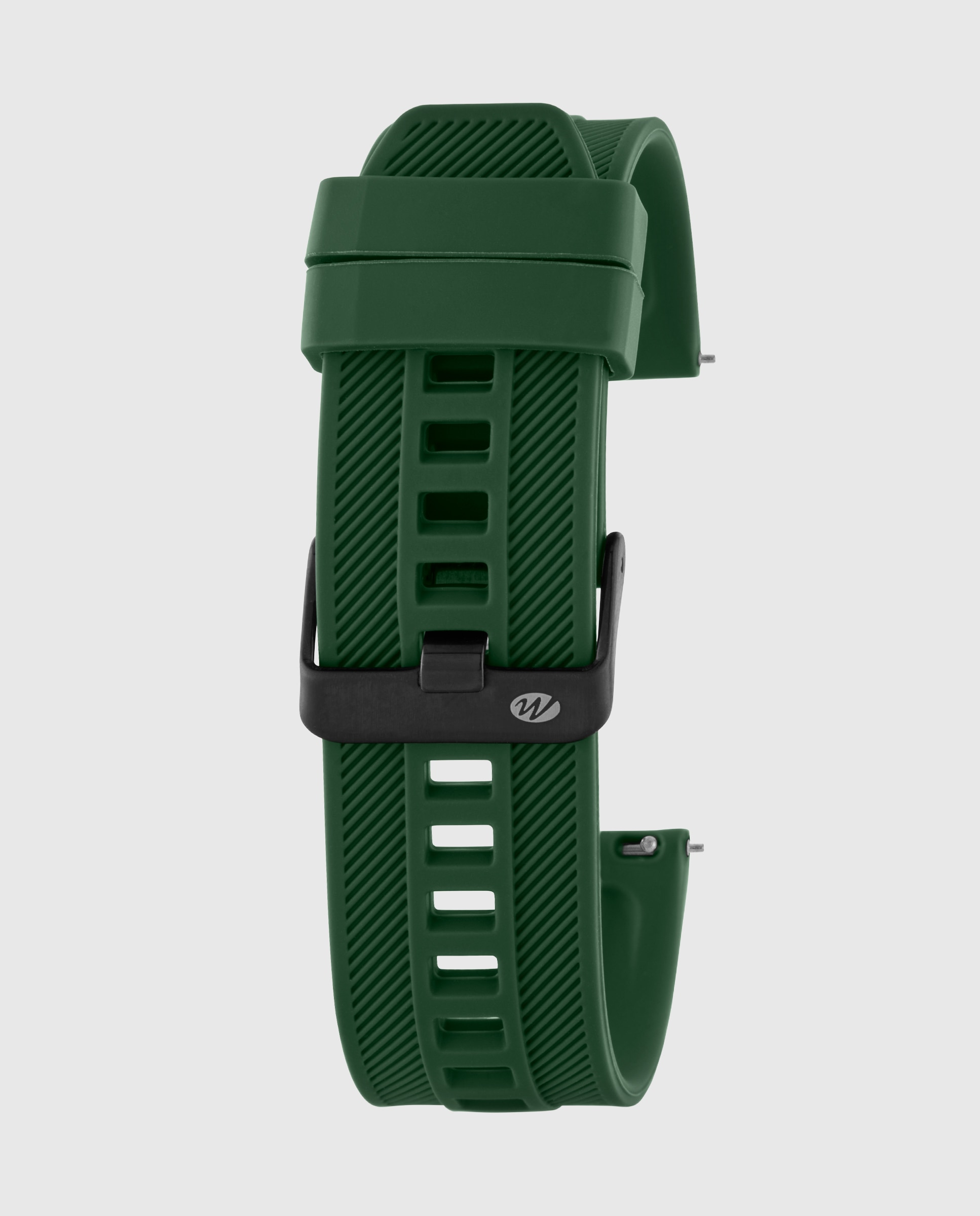 Smartwatch b58016/6 con correa de acero negra y correa de silicona verde de regalo - Marea - Verde militar Verde militar-2