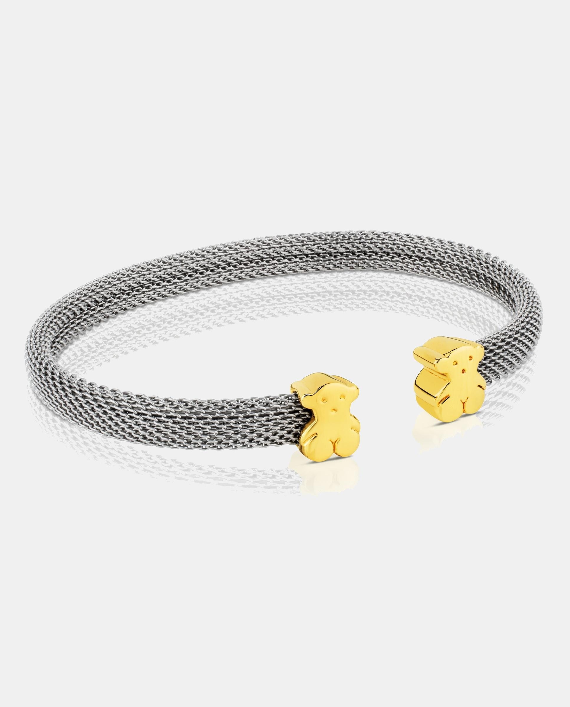 Pulsera rígida icon mesh de oro y acero - Tous - Bicolor Bicolor-1