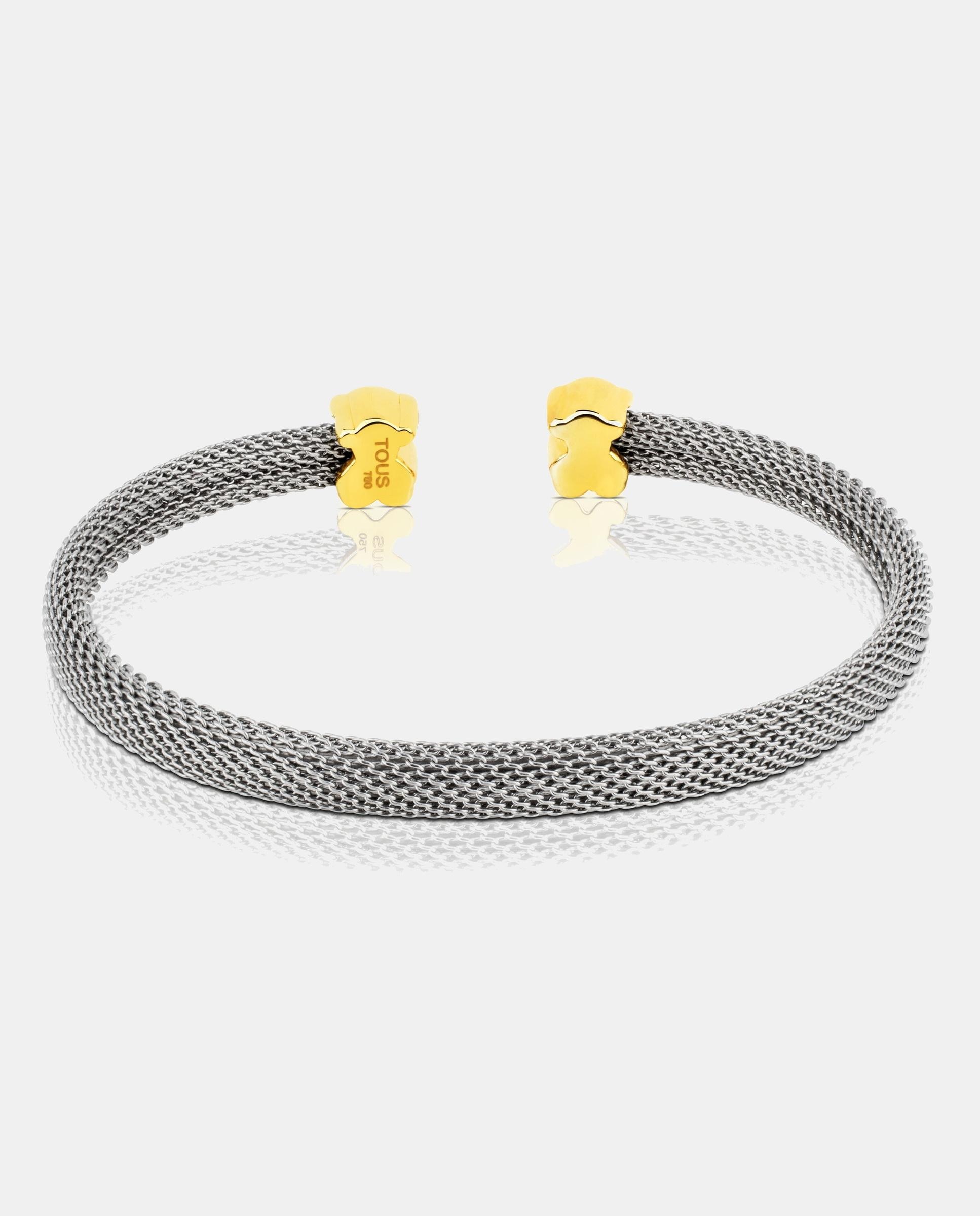 Pulsera rígida icon mesh de oro y acero - Tous - Bicolor Bicolor-2