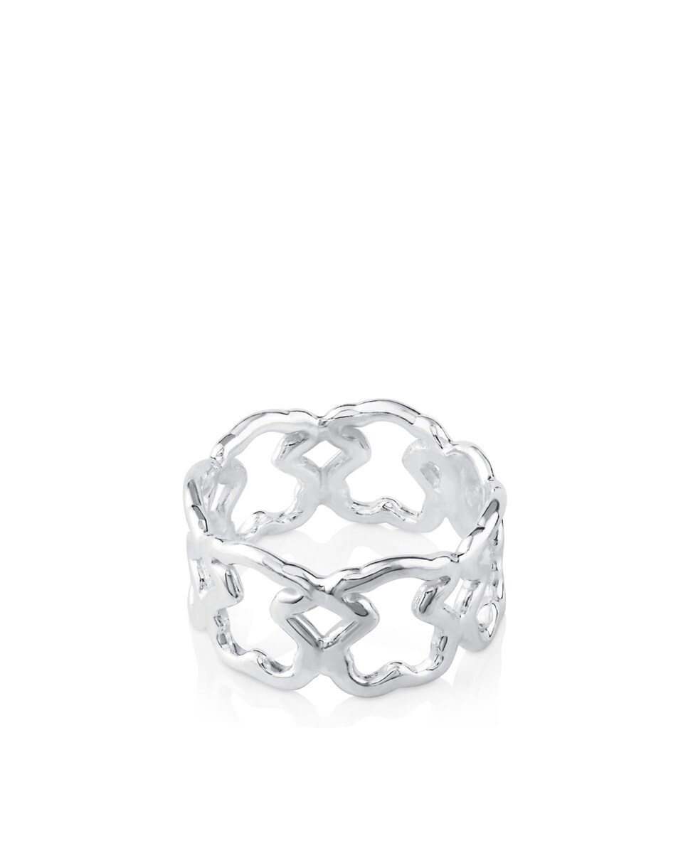 Anillo New Carrusel con diseño de osos en plata de primera ley