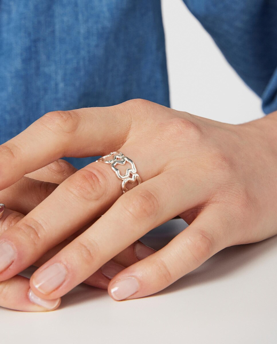 Anillo New Carrusel con diseño de osos en plata de primera ley 10 Plata