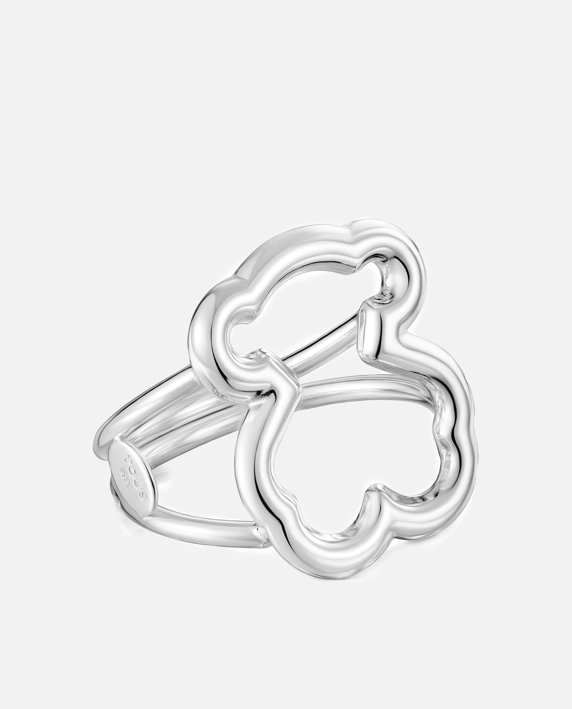 Anillo new carrusel con diseño de osos en plata de primera ley - Tous - Plateado Plateado-2
