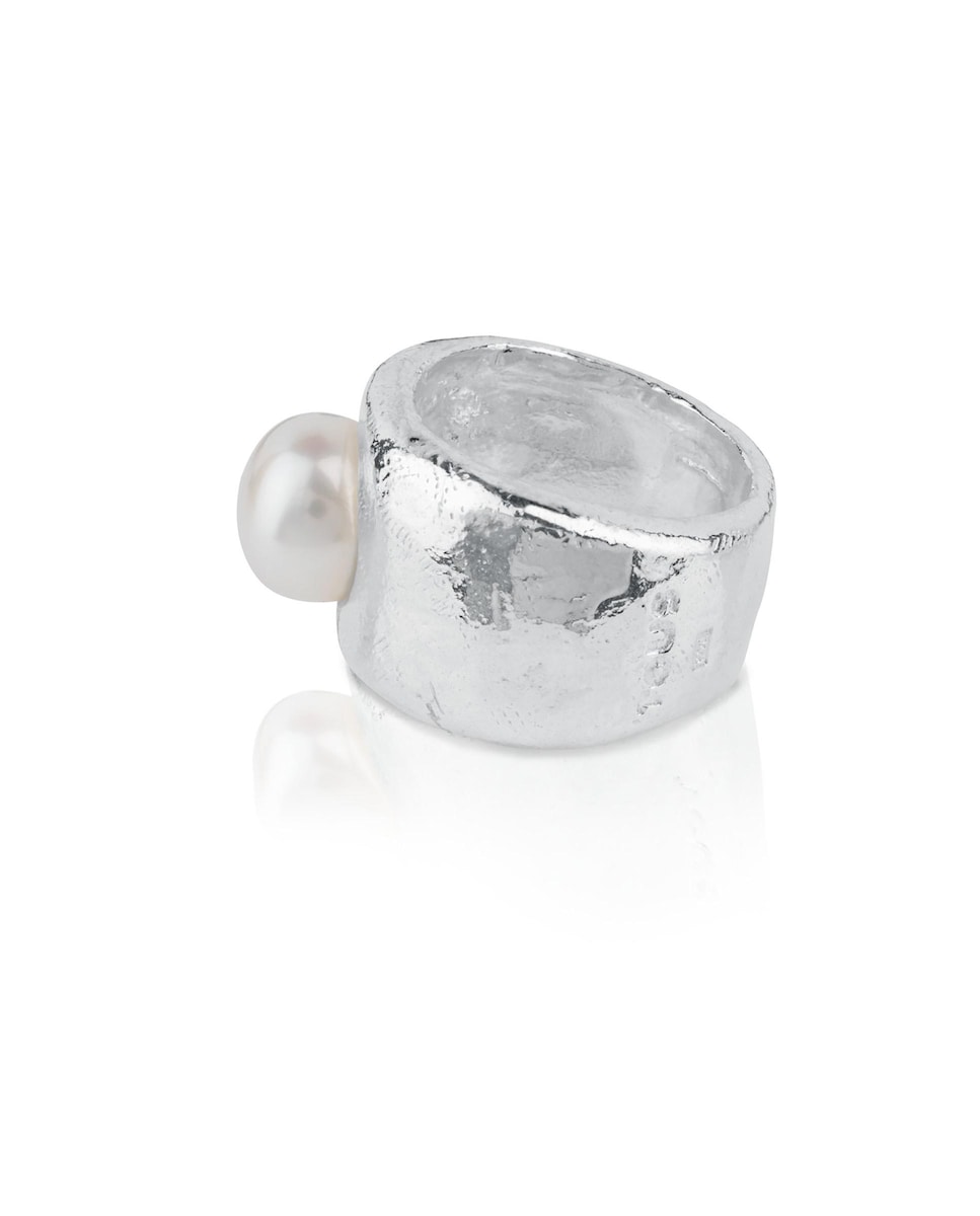 Anillo Duna de plata con perla · Tous · El Corte Inglés