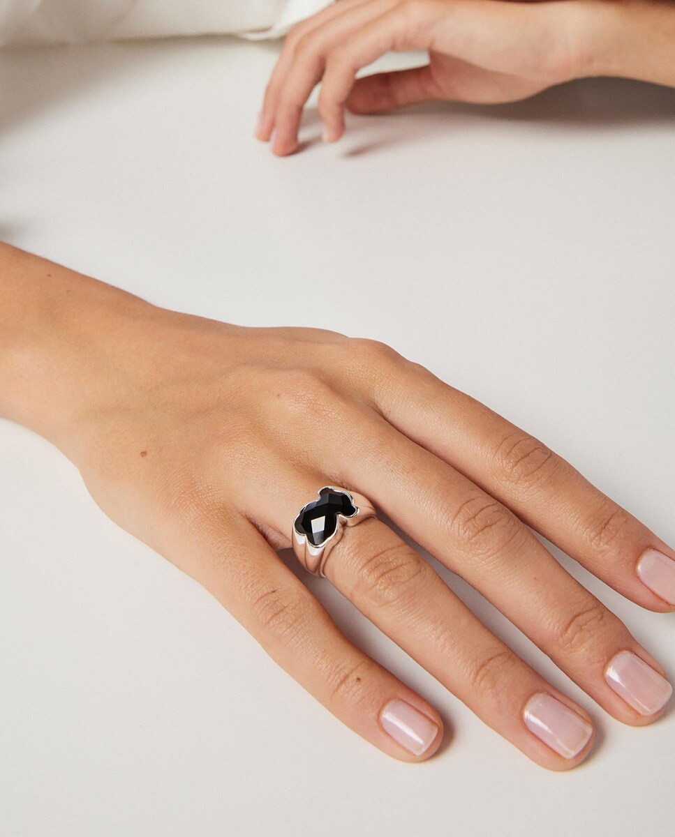 Anillo Mini Onix Tous Anillos Tous Negro Anillo Tienda De Tous En