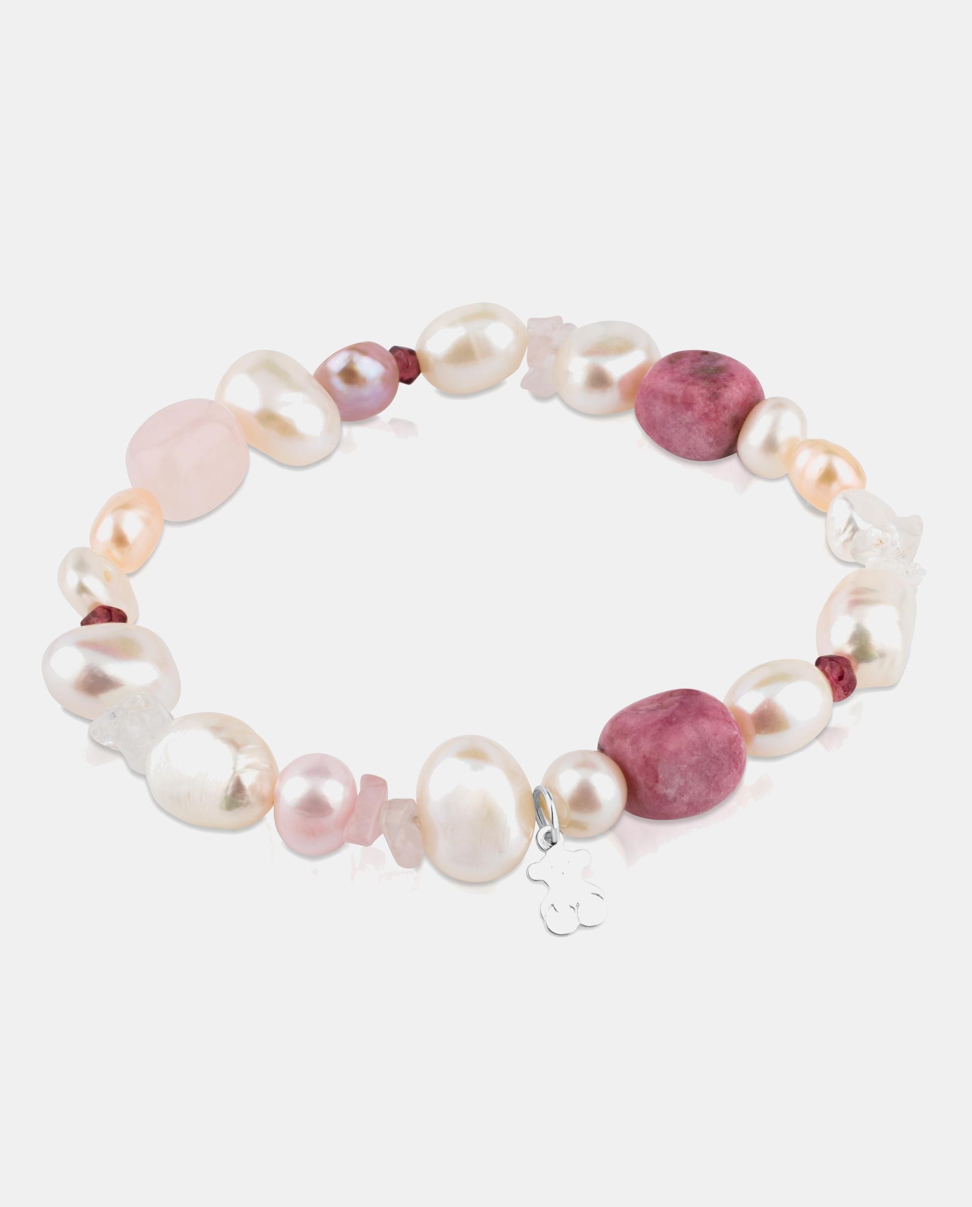 Pulsera pearls en plata de perlas con granates y rodocrositas - Tous - Multicolor Multicolor-2