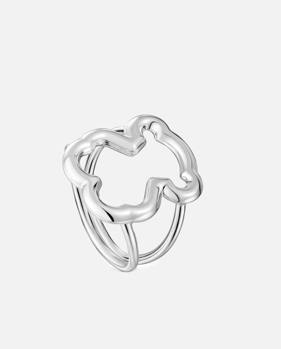 Anillo New Carrusel con diseño de oso en plata de primera ley 10 Plateado